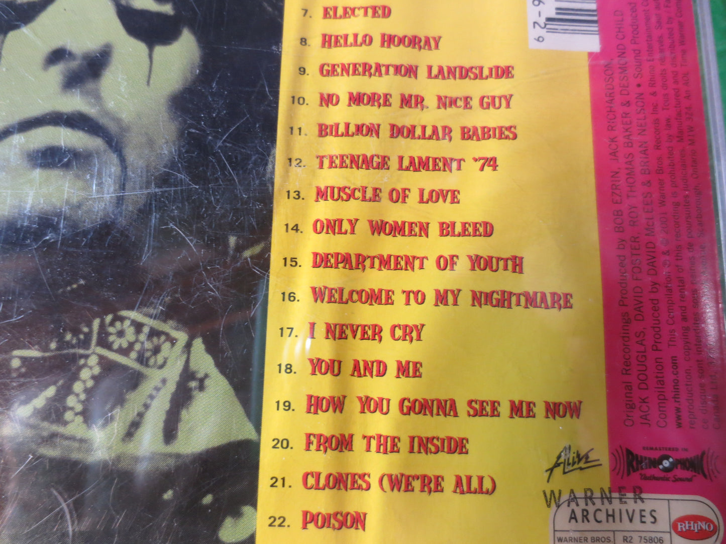 ALICE COOPER, MASCARA and Monsters, Alice Cooper Cd, Alice Cooper Lp, Music Cd, Rock Cd, Pop Music Cd, Rock Compact Disc