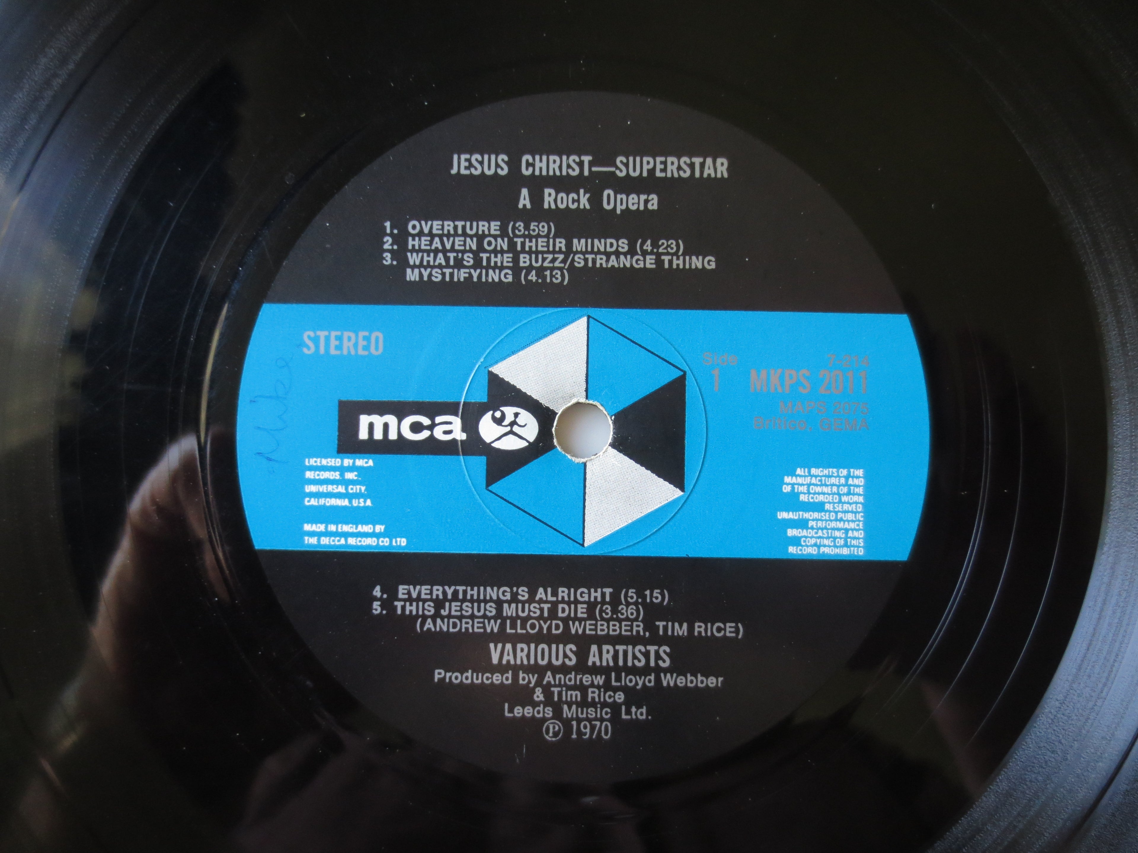 Jesus Christ Superstar – Original 1970 Double LP Soundtrack