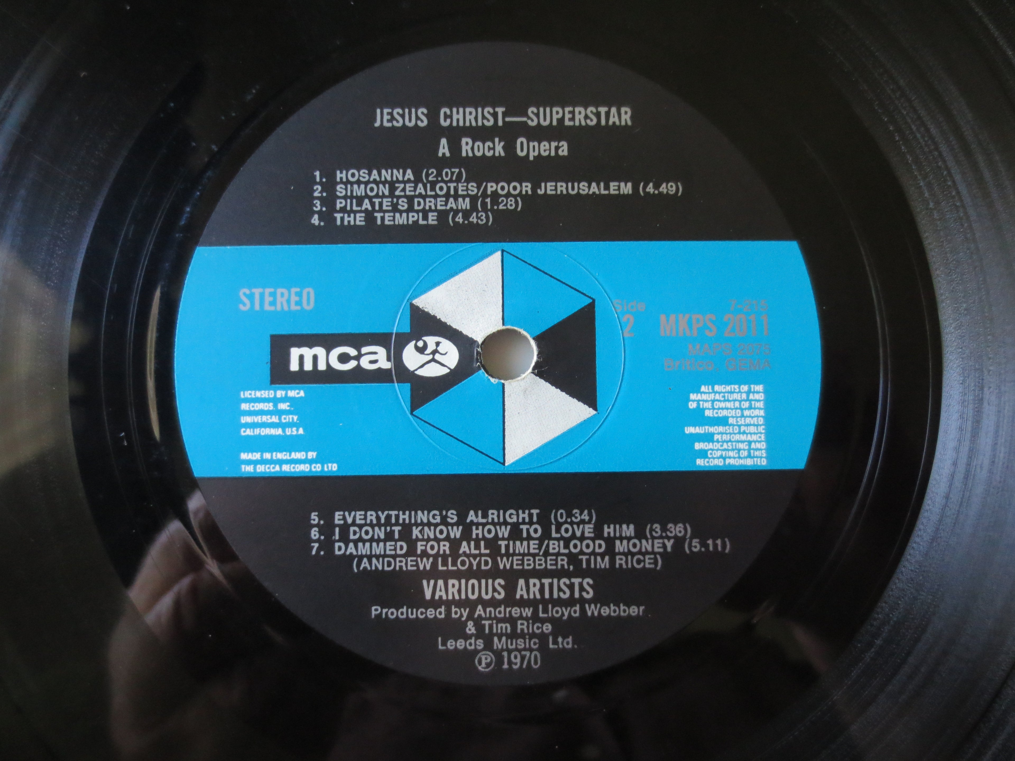 Jesus Christ Superstar – Original 1970 Double LP Soundtrack