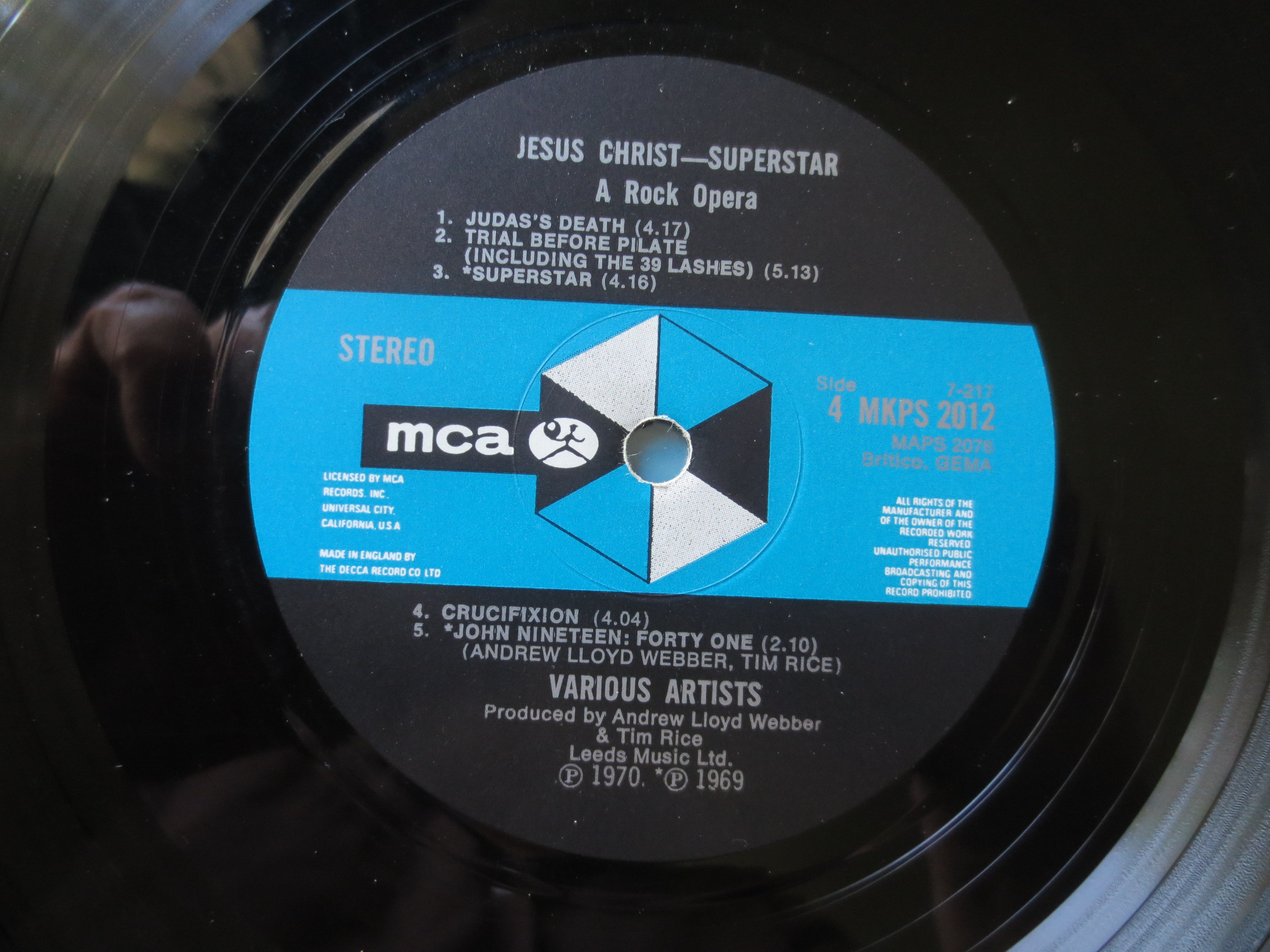 Jesus Christ Superstar – Original 1970 Double LP Soundtrack