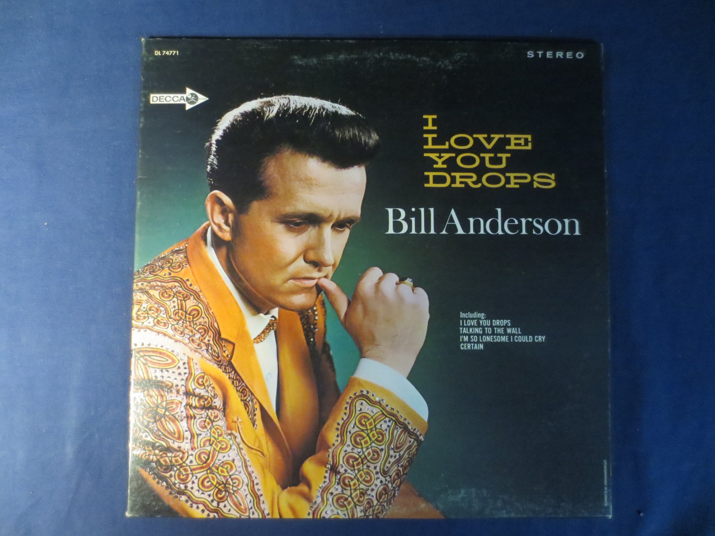 Bill Anderson – I Love You Drops (1966) Vinyl LP