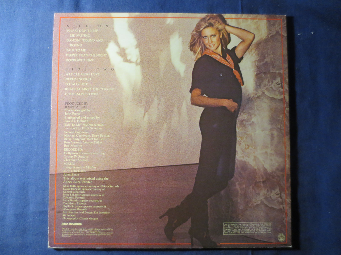 OLIVIA NEWTON-JOHN, Totally Hot, Pop Record, Vintage Vinyl, Record Vinyl, Records, Vinyl Record, Vinyl Album, 1977 Records
