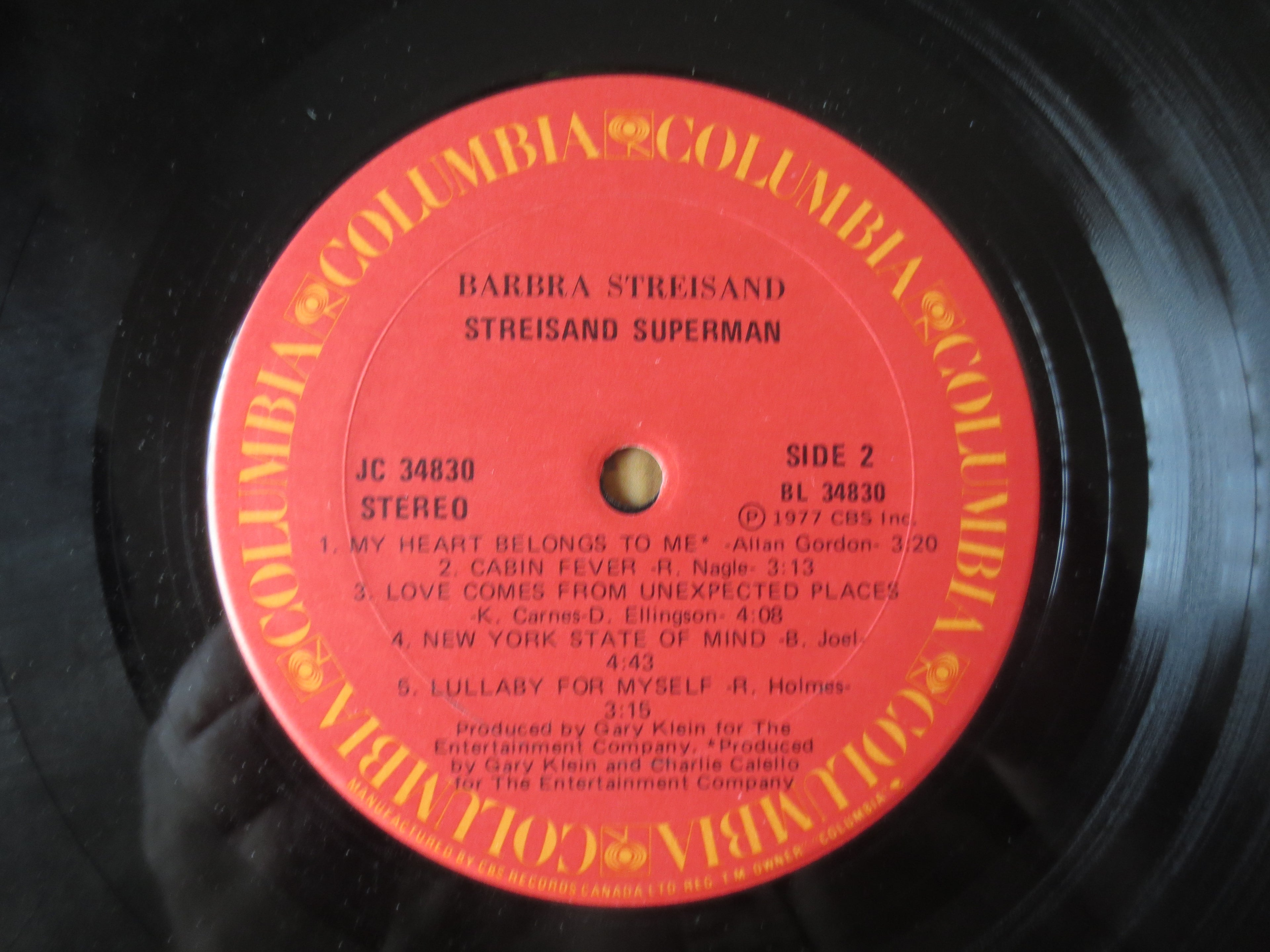 Barbra Streisand – Superman (1977) Vinyl LP