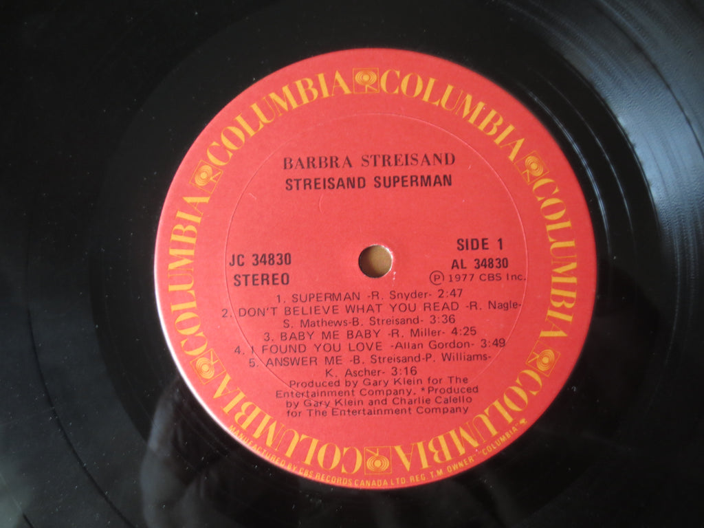 Barbra Streisand – Superman (1977) Vinyl LP