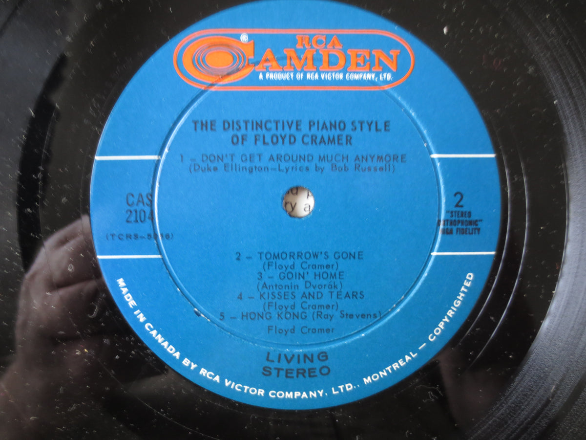 Floyd Cramer – The Distinctive Piano Style of Floyd Cramer (1966) Vinyl LP