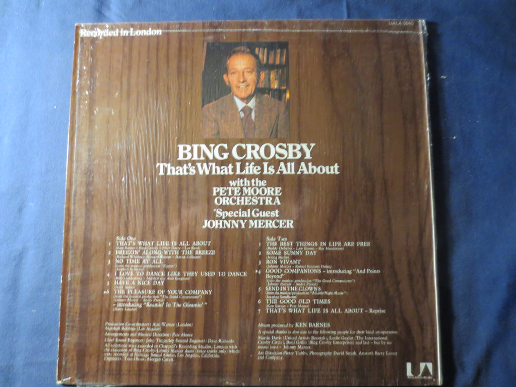 Bing Crosby – That's What Life Is All About (1975) Vinyl LP