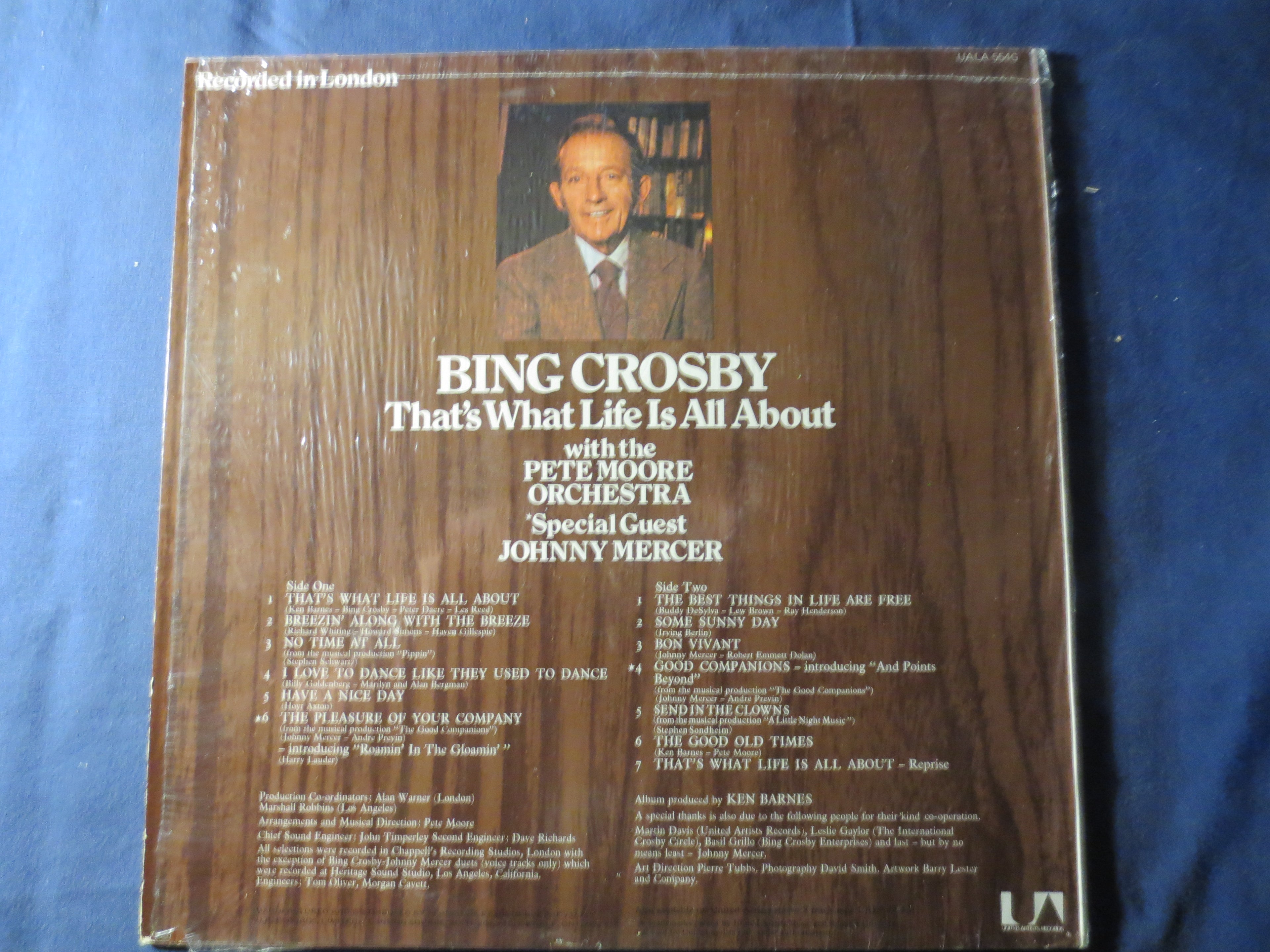 Bing Crosby – That's What Life Is All About (1975) Vinyl LP