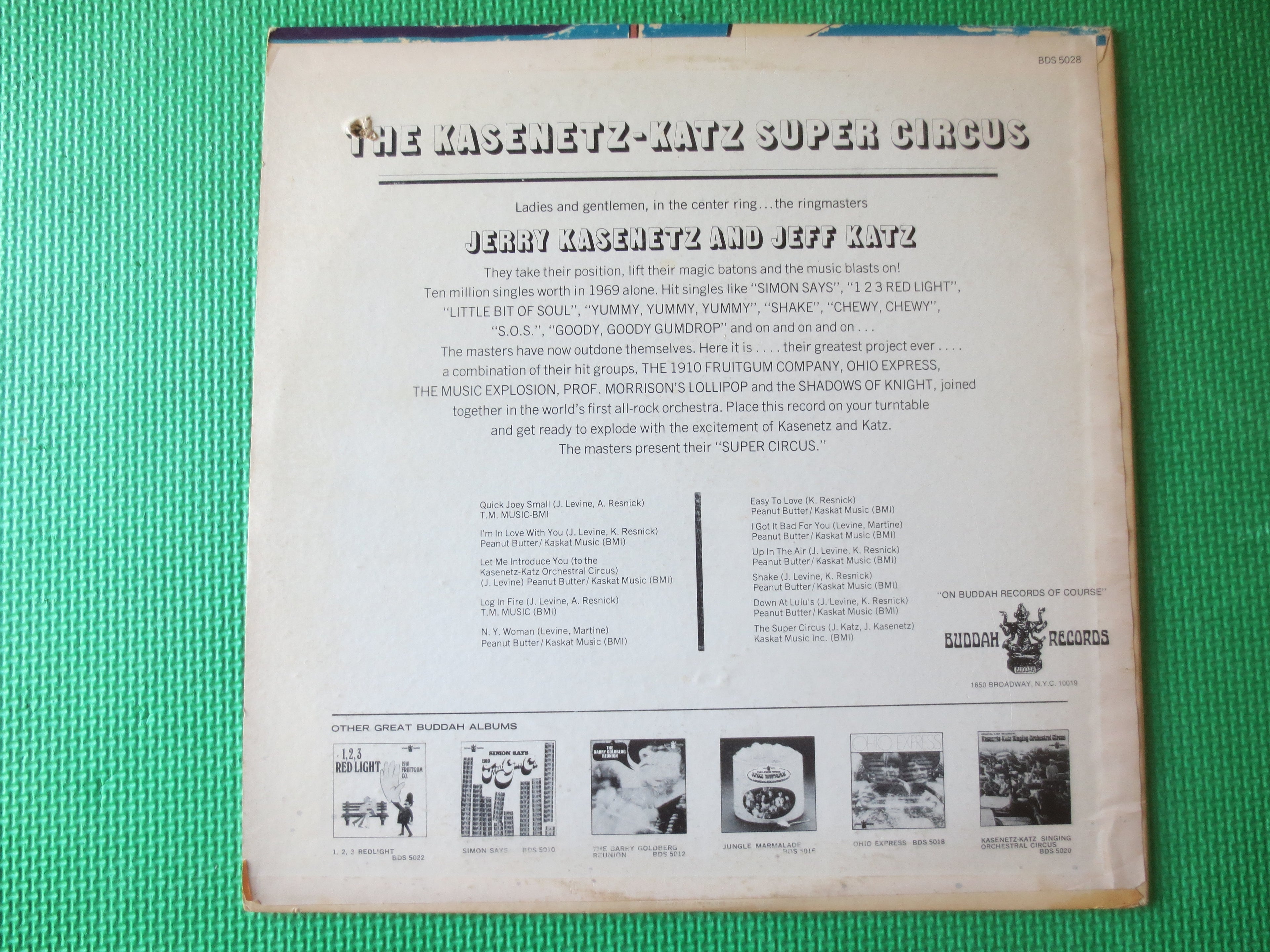 Kasenetz-Katz Super Circus (1969) Vinyl LP
