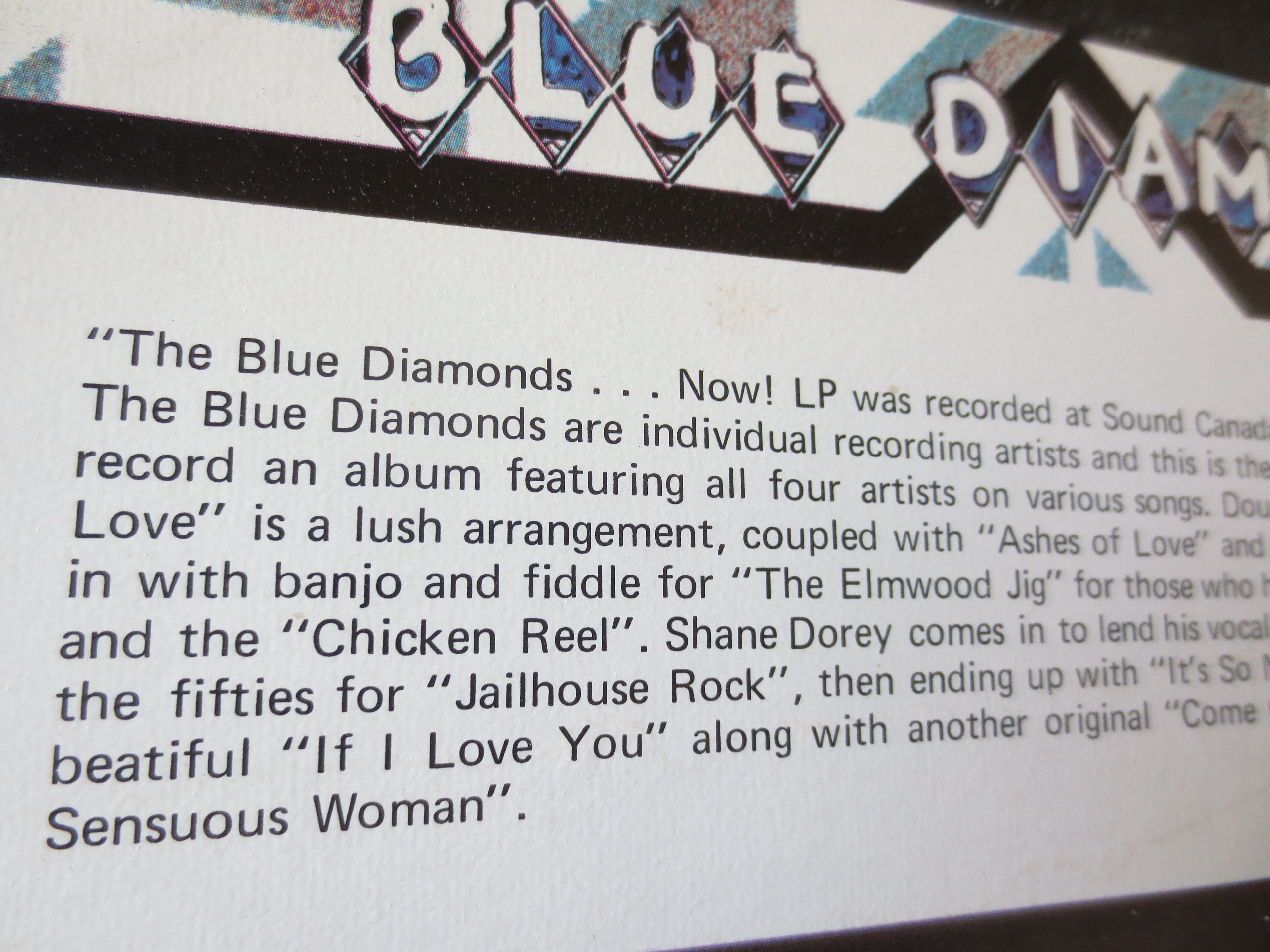 The Blue Diamonds – Now! (1972) Vinyl LP