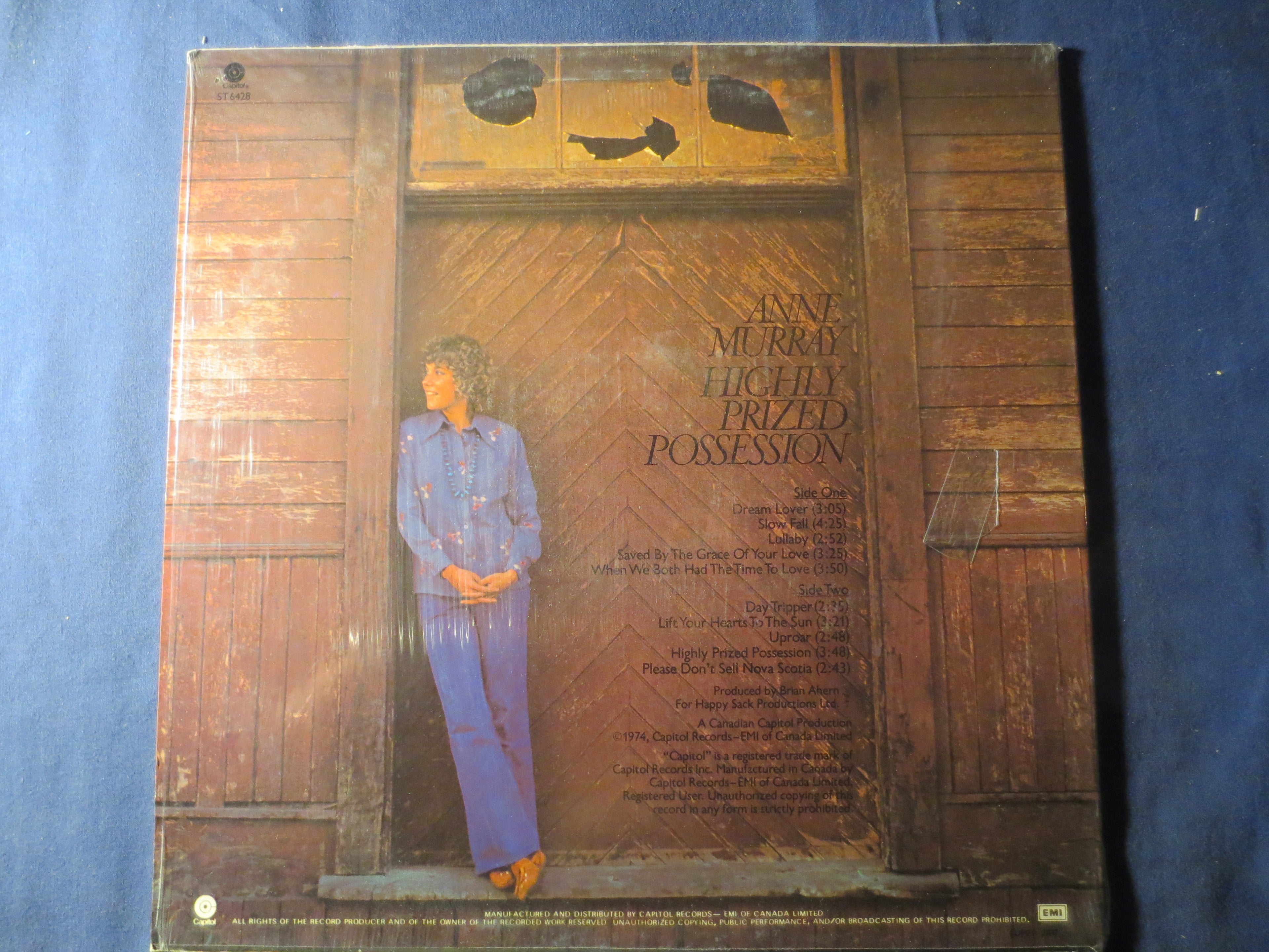 Anne Murray – Highly Prized Possession (1974) Vinyl LP