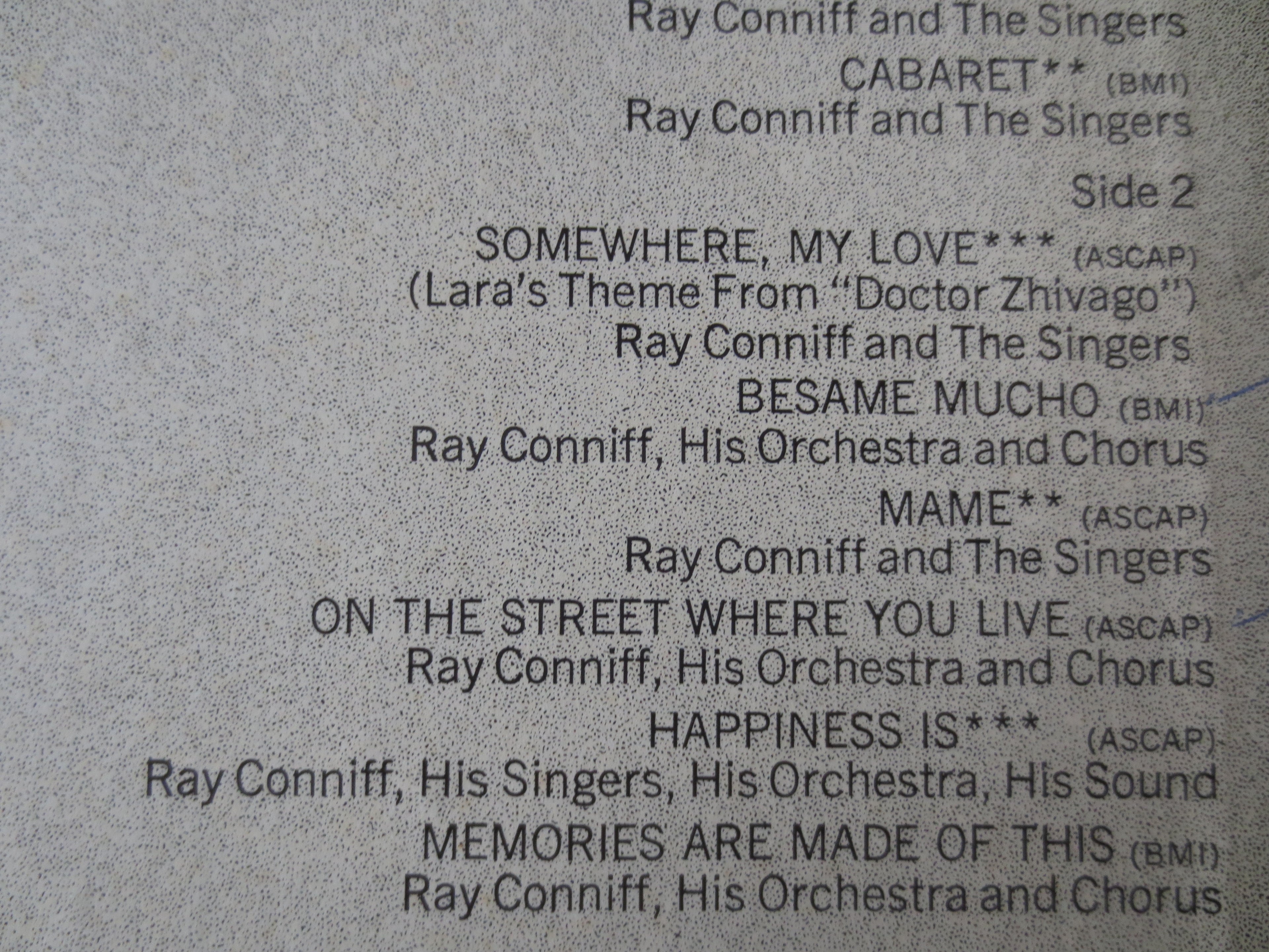 Ray Conniff – Greatest Hits (1968) Vinyl LP