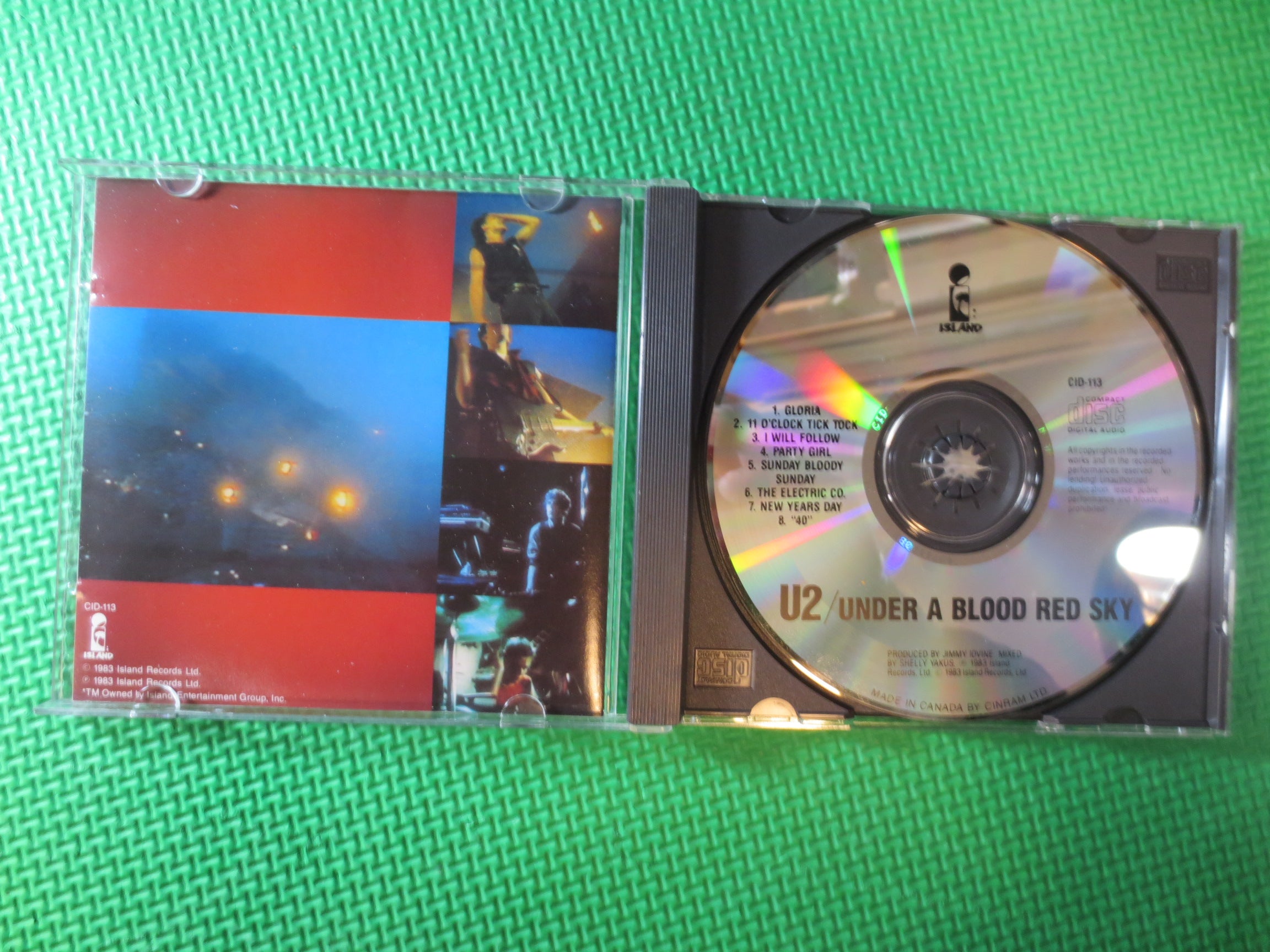 U2 – Under a Blood Red Sky (1983) CD