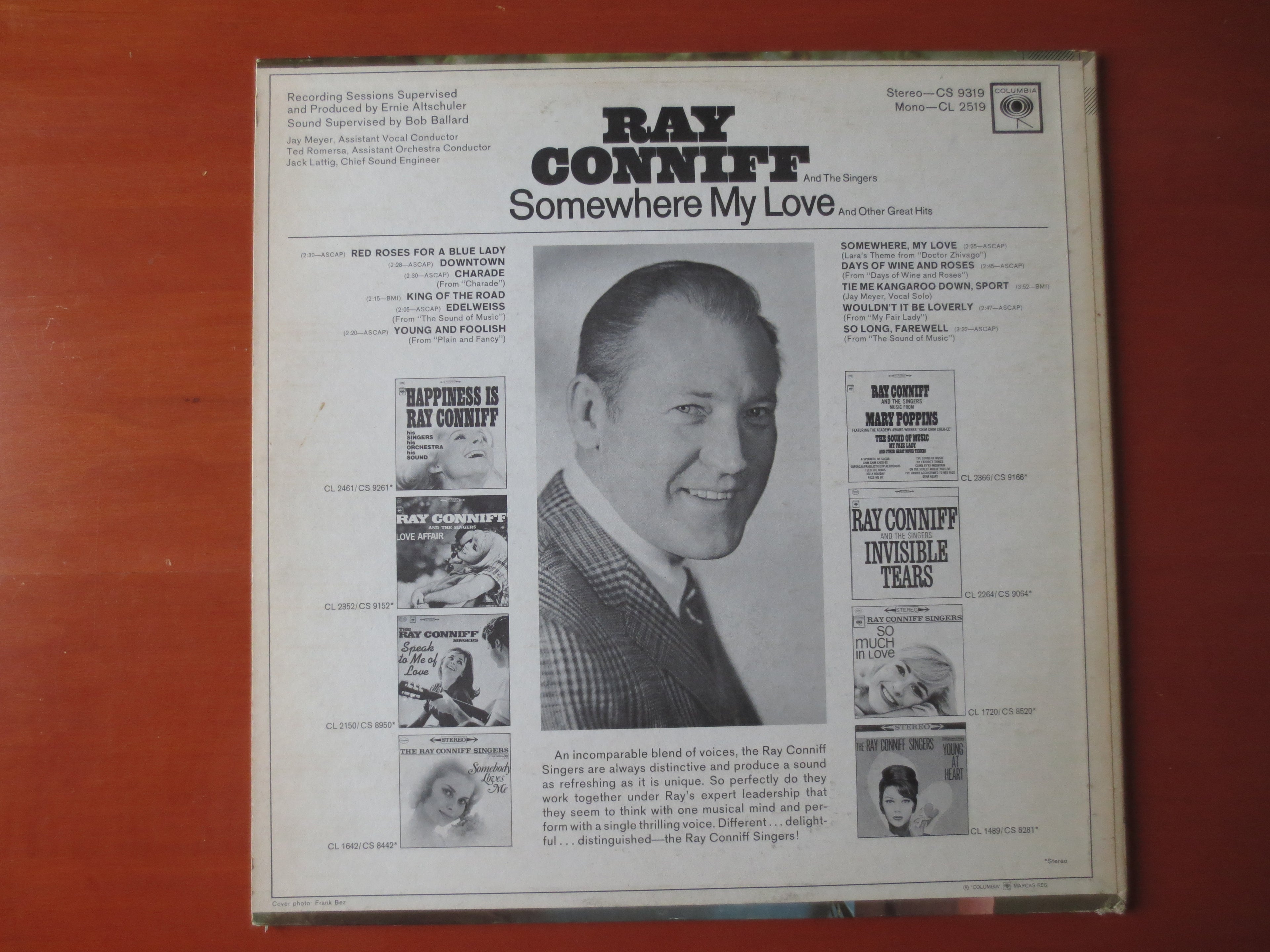Ray Conniff – Somewhere My Love (1966) Vinyl LP