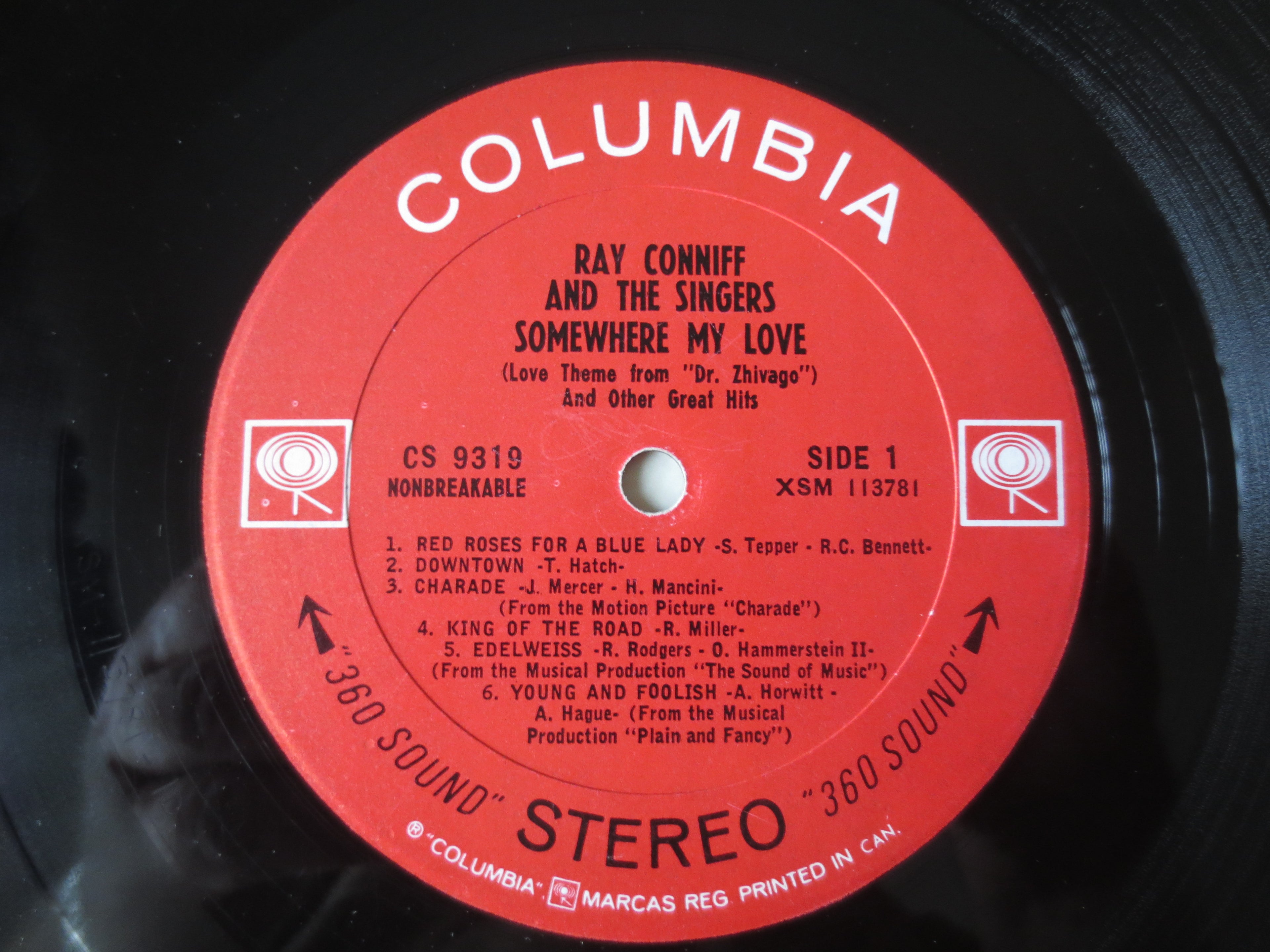 Ray Conniff – Somewhere My Love (1966) Vinyl LP