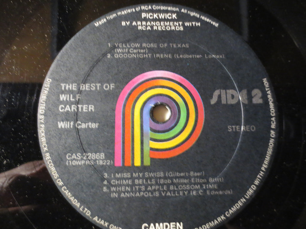 Wilf Carter – The Best of Wilf Carter (1969) Vinyl LP