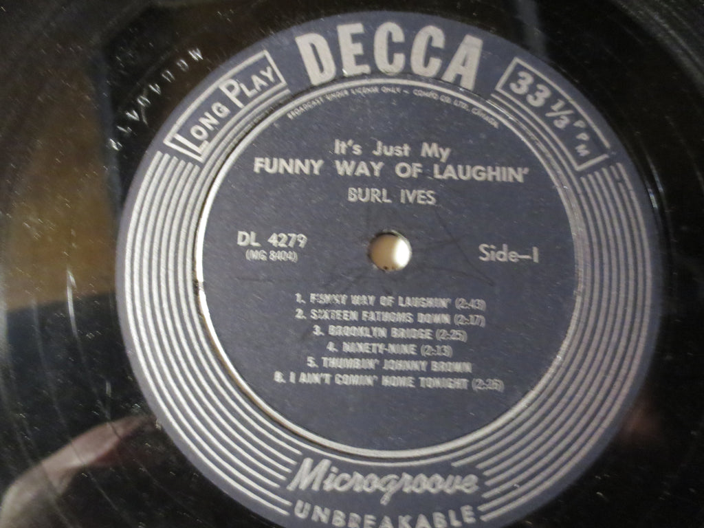 Burl Ives – It's Just My Funny Way of Laughin' (1962) Vinyl LP