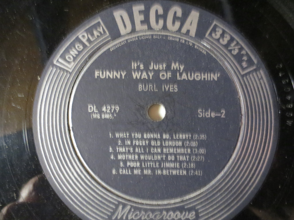 Burl Ives – It's Just My Funny Way of Laughin' (1962) Vinyl LP