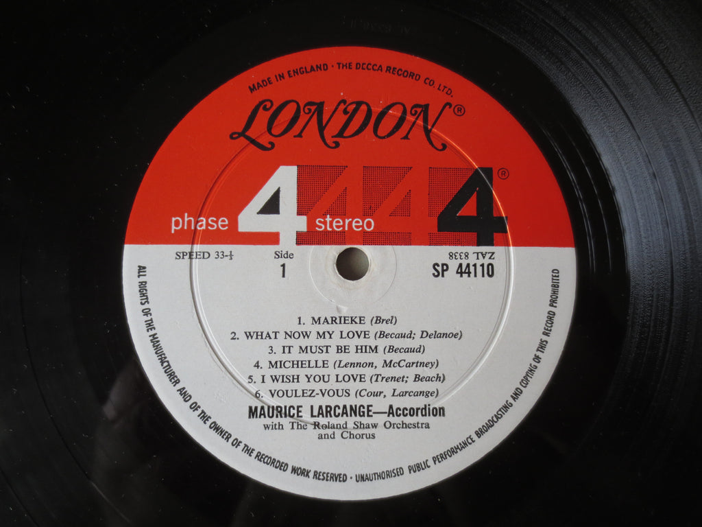 Maurice Larcange & the Roland Shaw Orchestra – The French Touch (1968) Vinyl LP