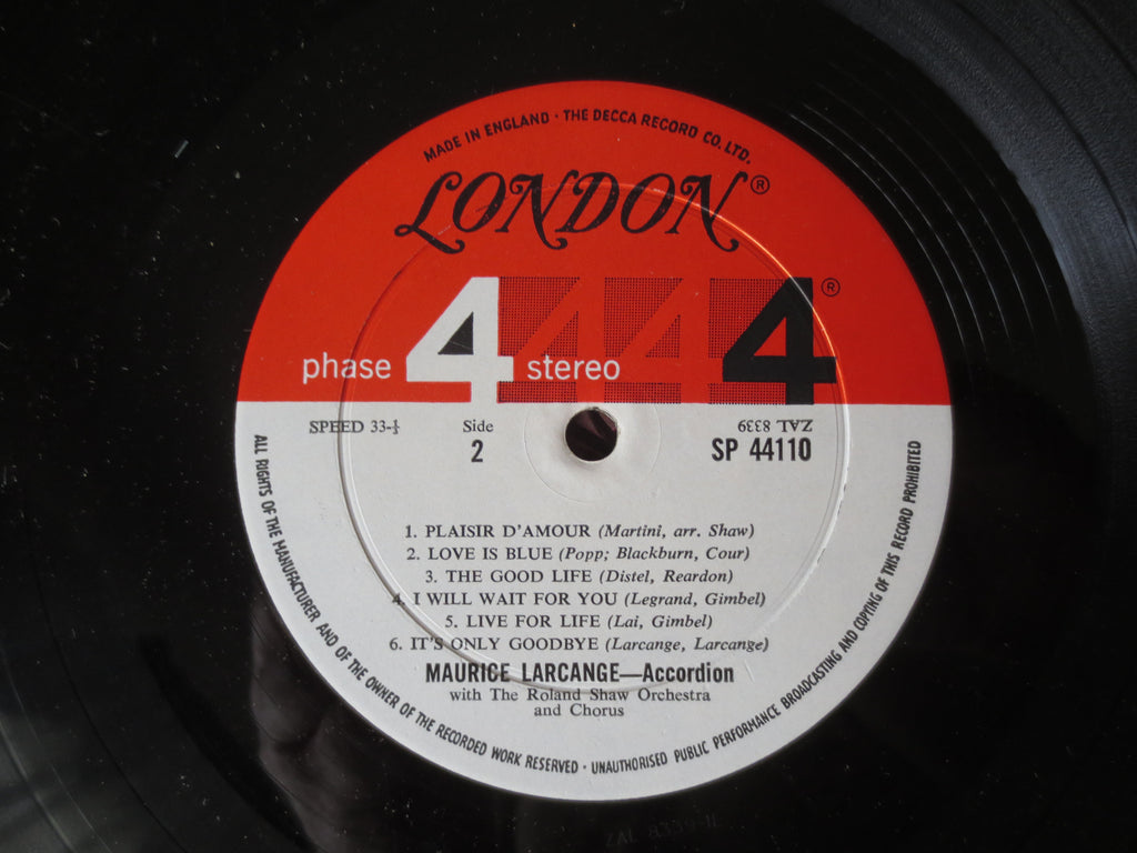Maurice Larcange & the Roland Shaw Orchestra – The French Touch (1968) Vinyl LP
