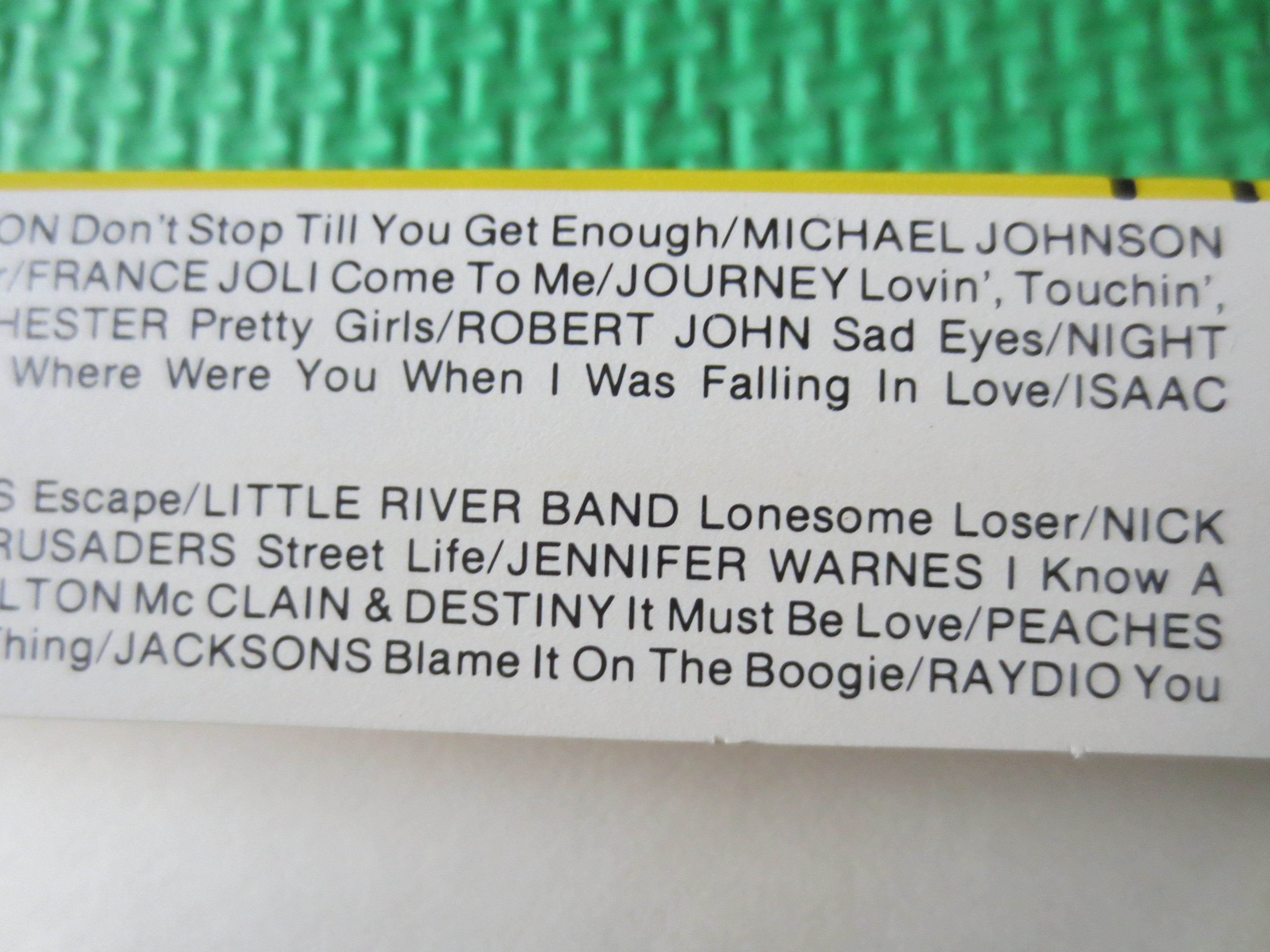 On Fire – Ronco Records Rock Music (1980) Cassette