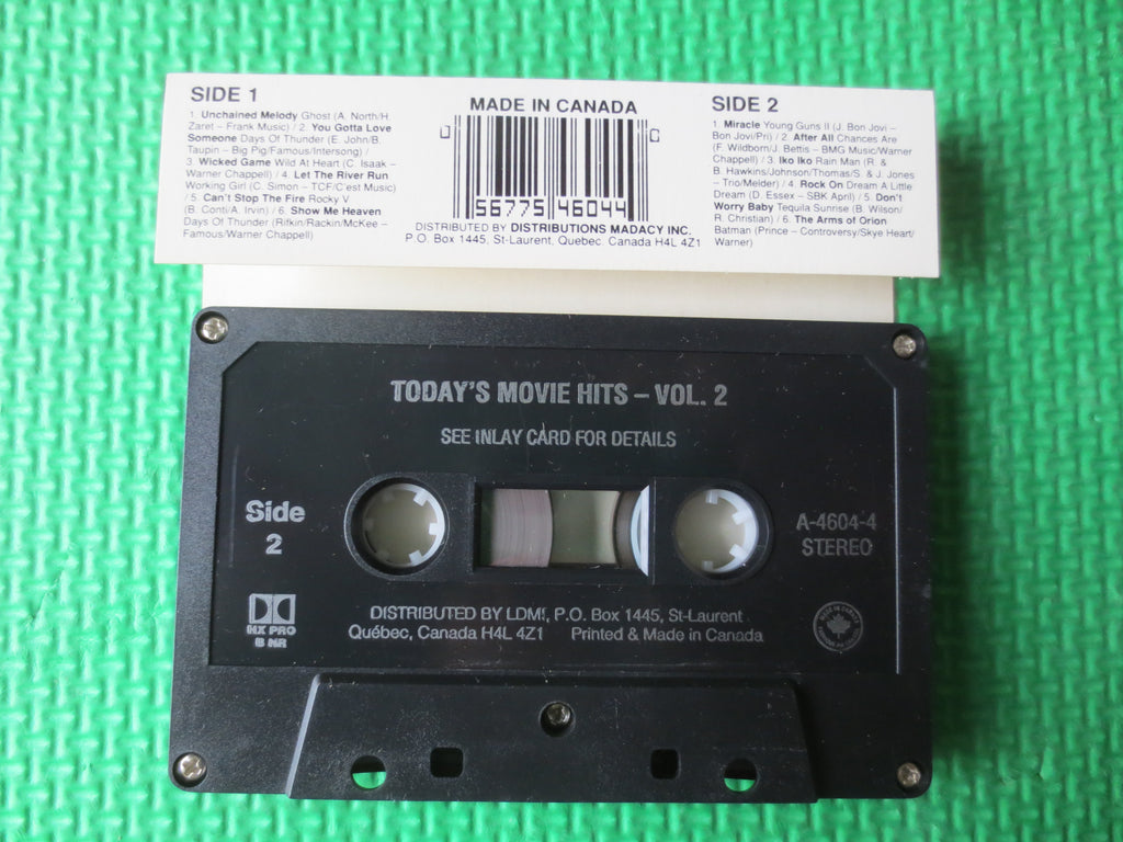 Today's Movie Hits Vol. 2 Cassette