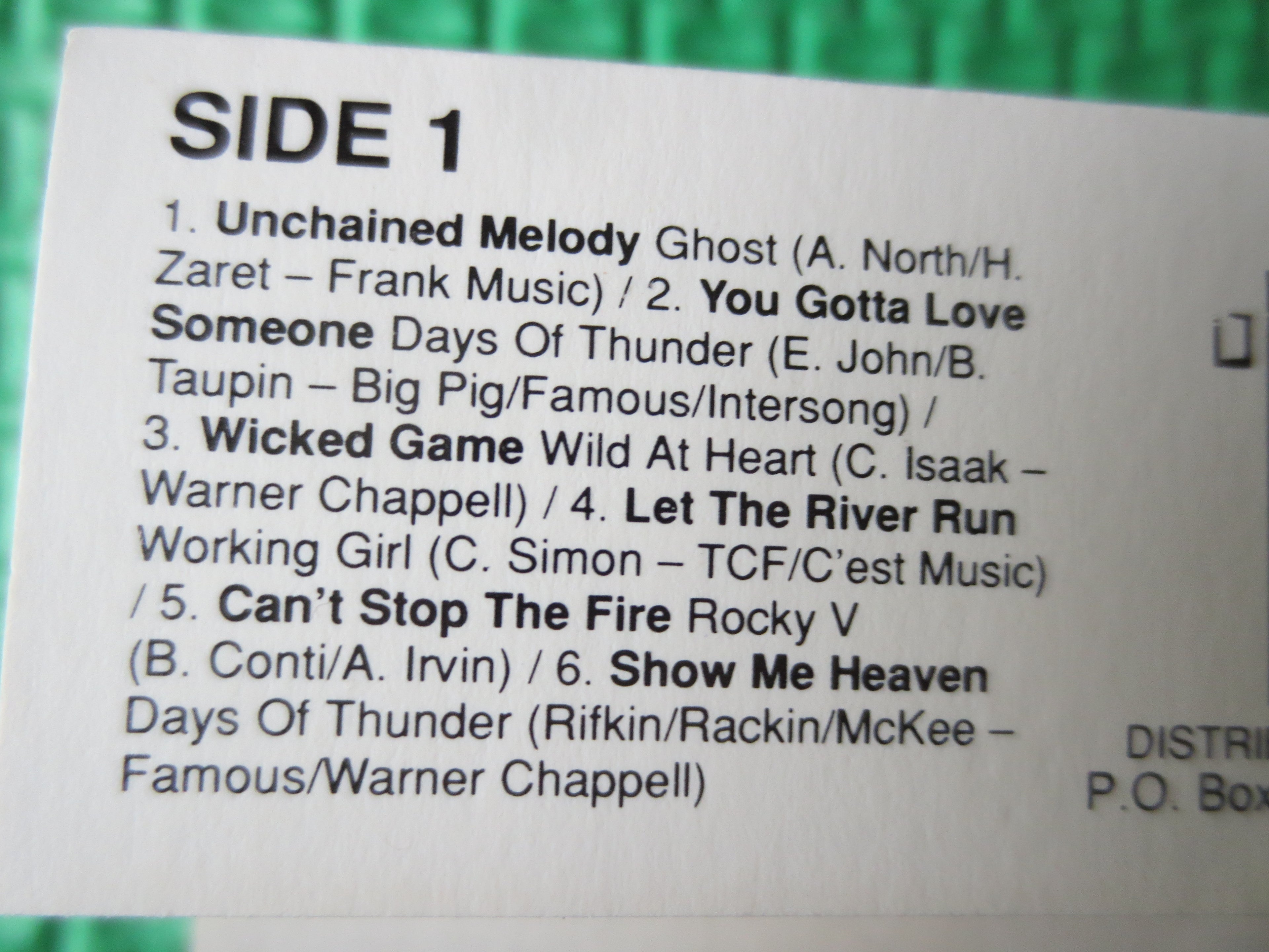 Today's Movie Hits Vol. 2 Cassette