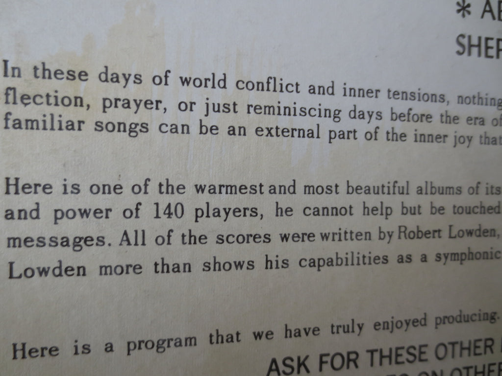101 Strings – Inspiration and Meditation (1962) Vinyl LP