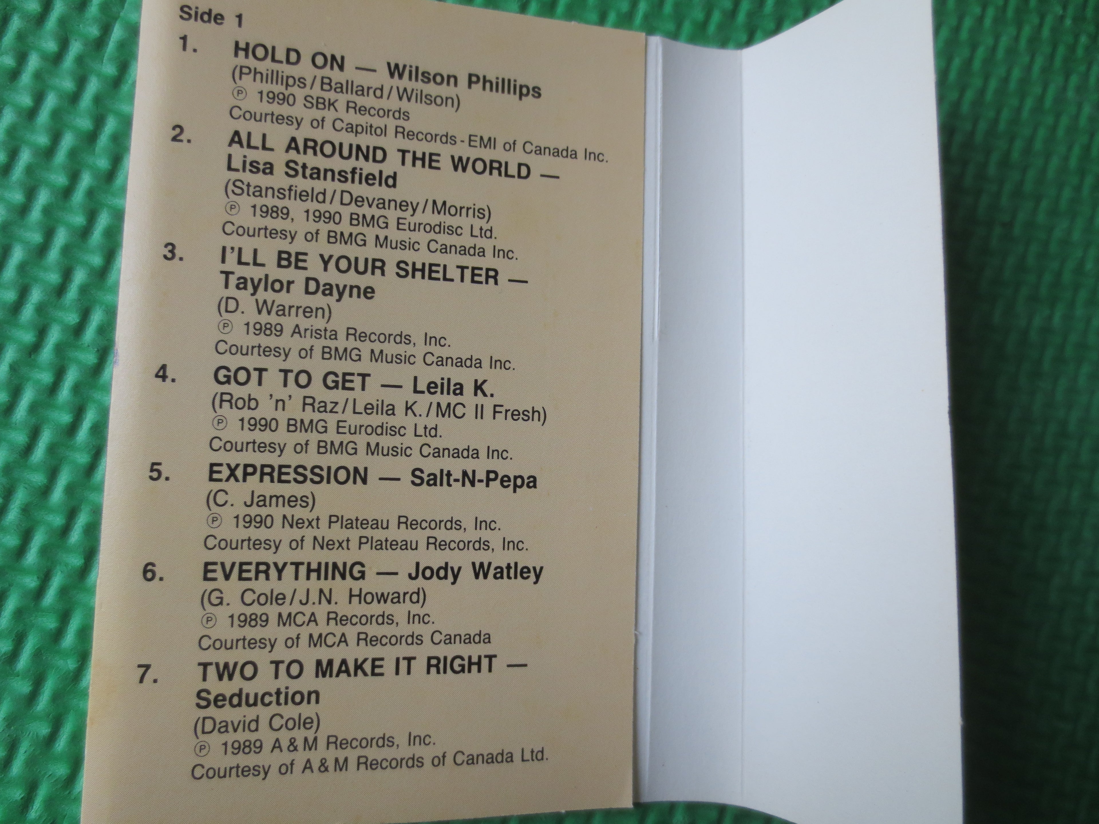Ladies First – Rock Music Compilation (1991) Cassette