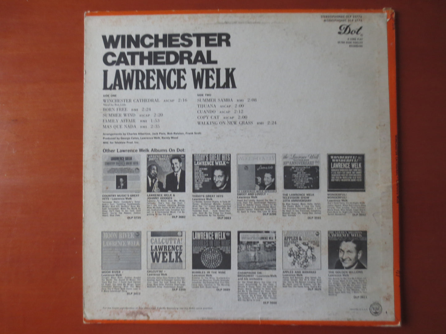 LAWRENCE WELK, WINCHESTER Cathedral, Lawrence Welk Albums, Lawrence Welk Record, Vintage Vinyl, Vinyl Records, 1966 Records