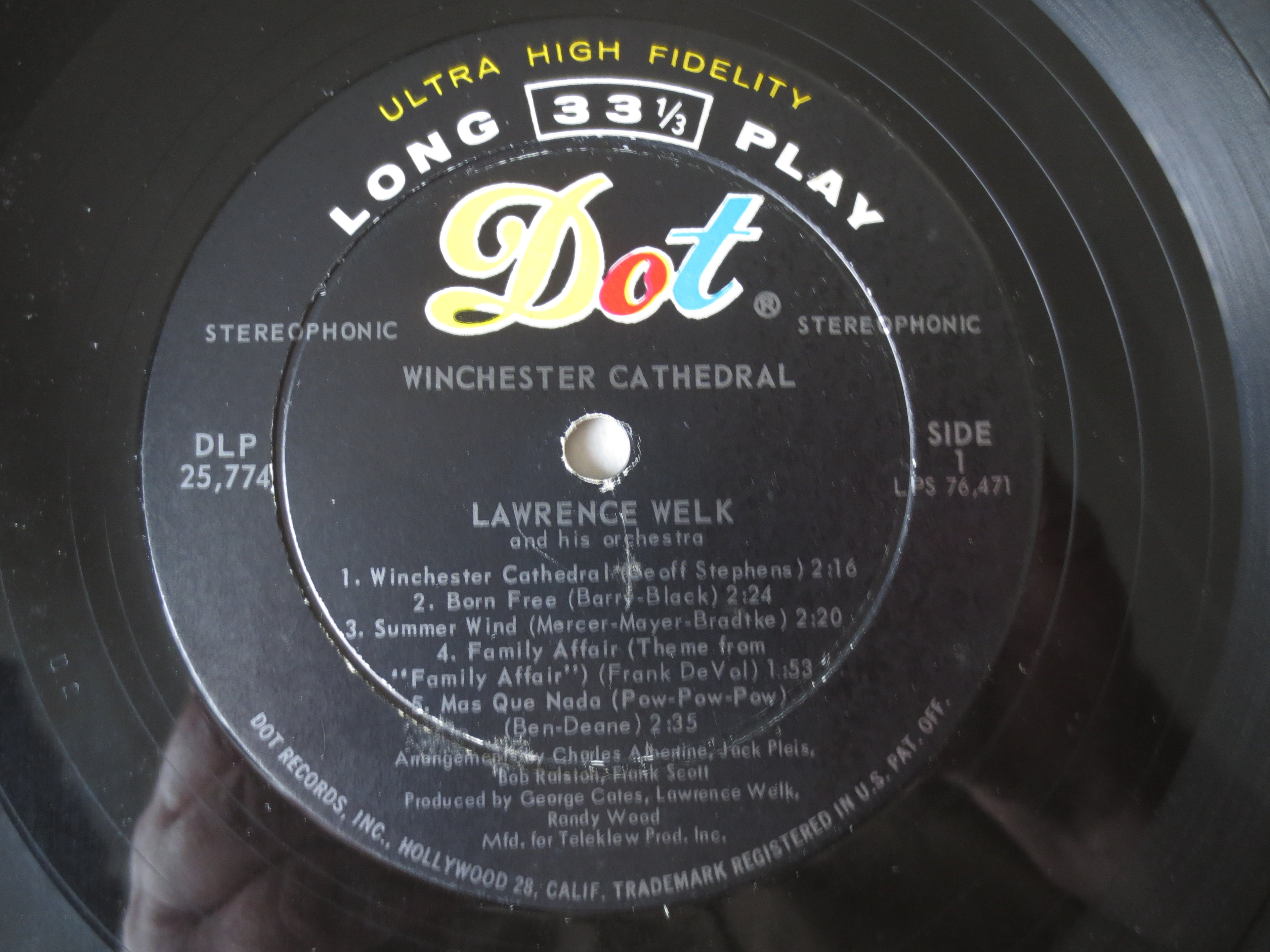 Lawrence Welk – Winchester Cathedral (1966) Vinyl LP