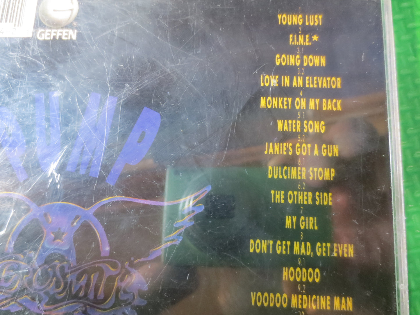 AEROSMITH, PUMP, AEROSMITH Cd, Pump Cd, Rock Cd, Aerosmith Lp, Cd Rock, Music Cd, Vintage Compact Disc, 1989 Compact Disc