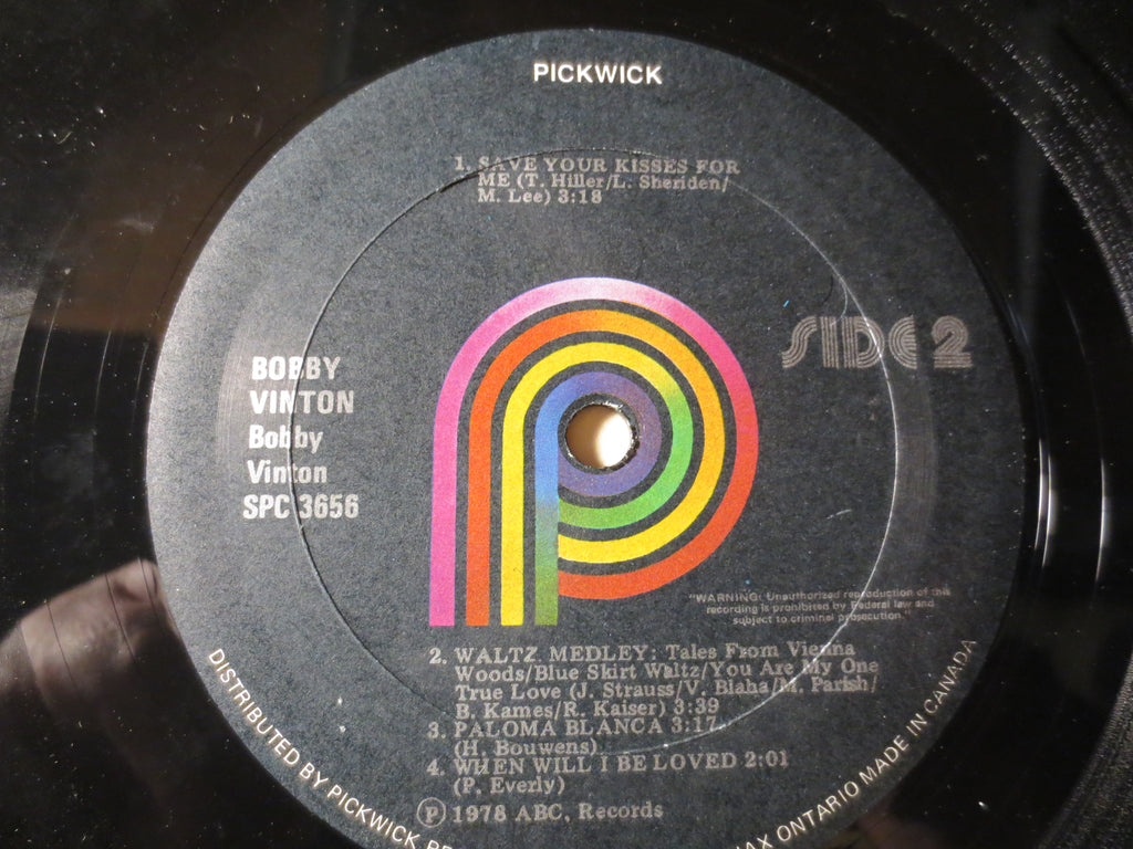 Bobby Vinton – Greatest Hits (1978) Vinyl LP