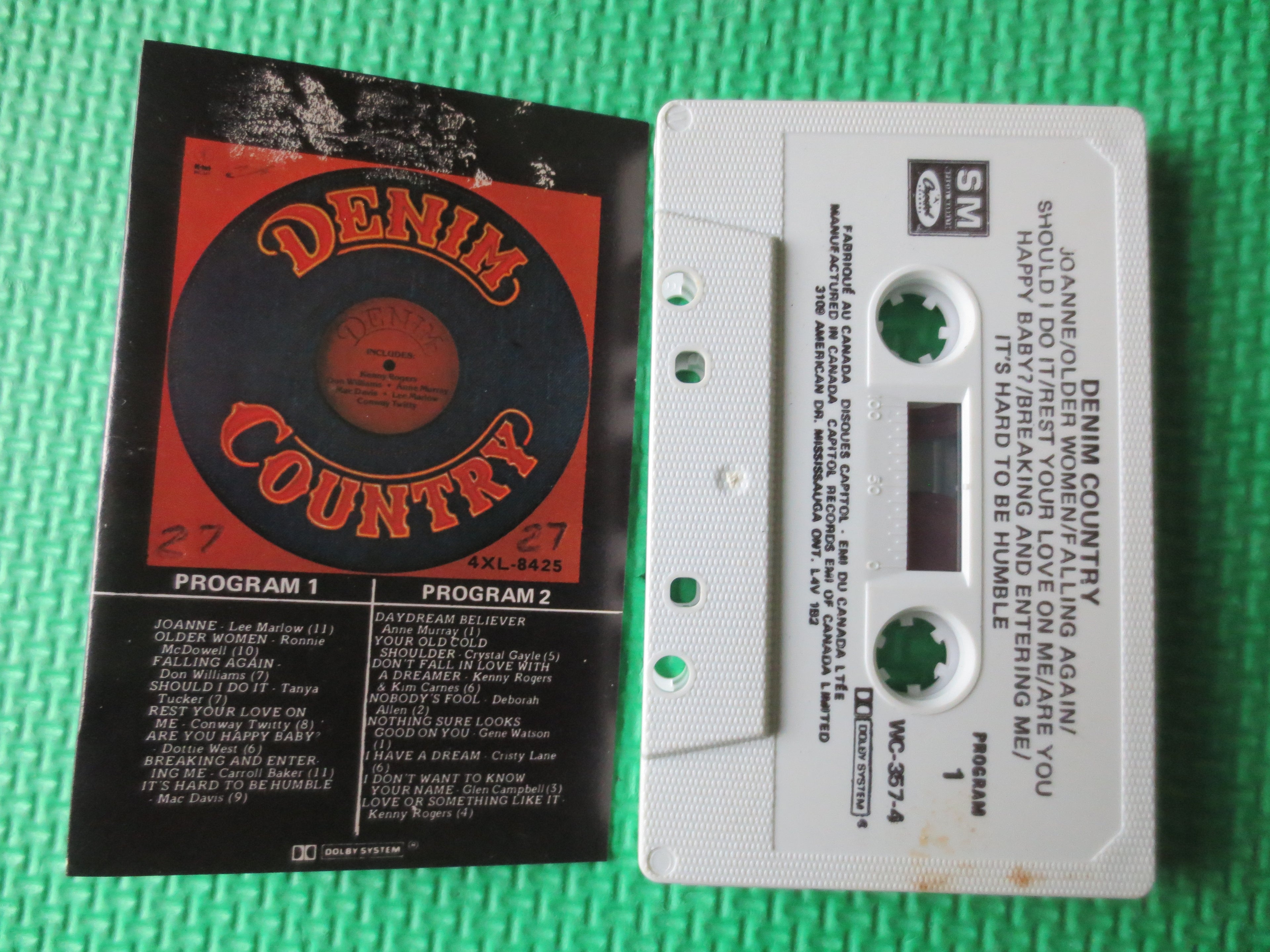 Denim Country Music (1981) Cassette