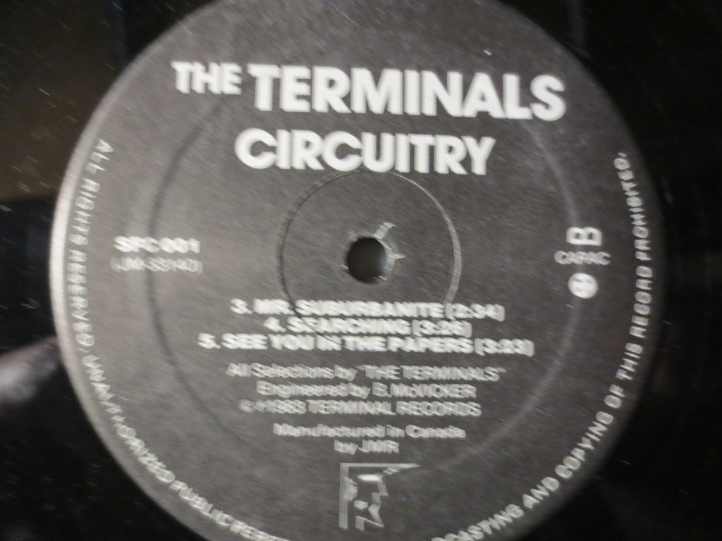 The Terminals – Circuitry (1983) Vinyl LP