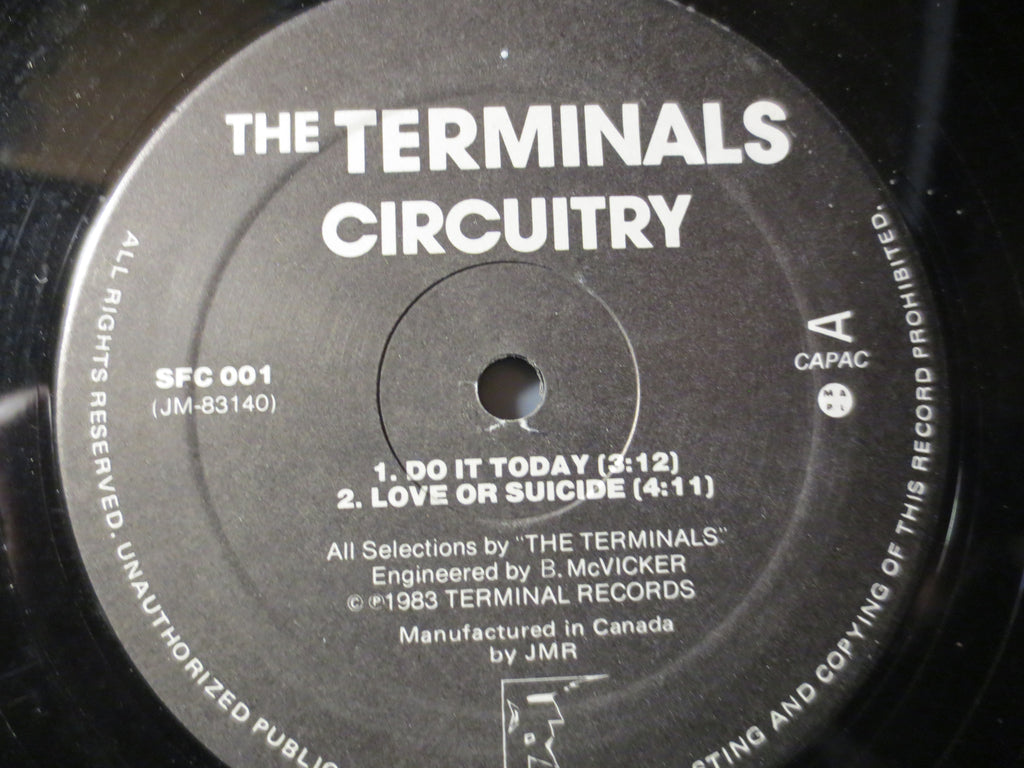 The Terminals – Circuitry (1983) Vinyl LP