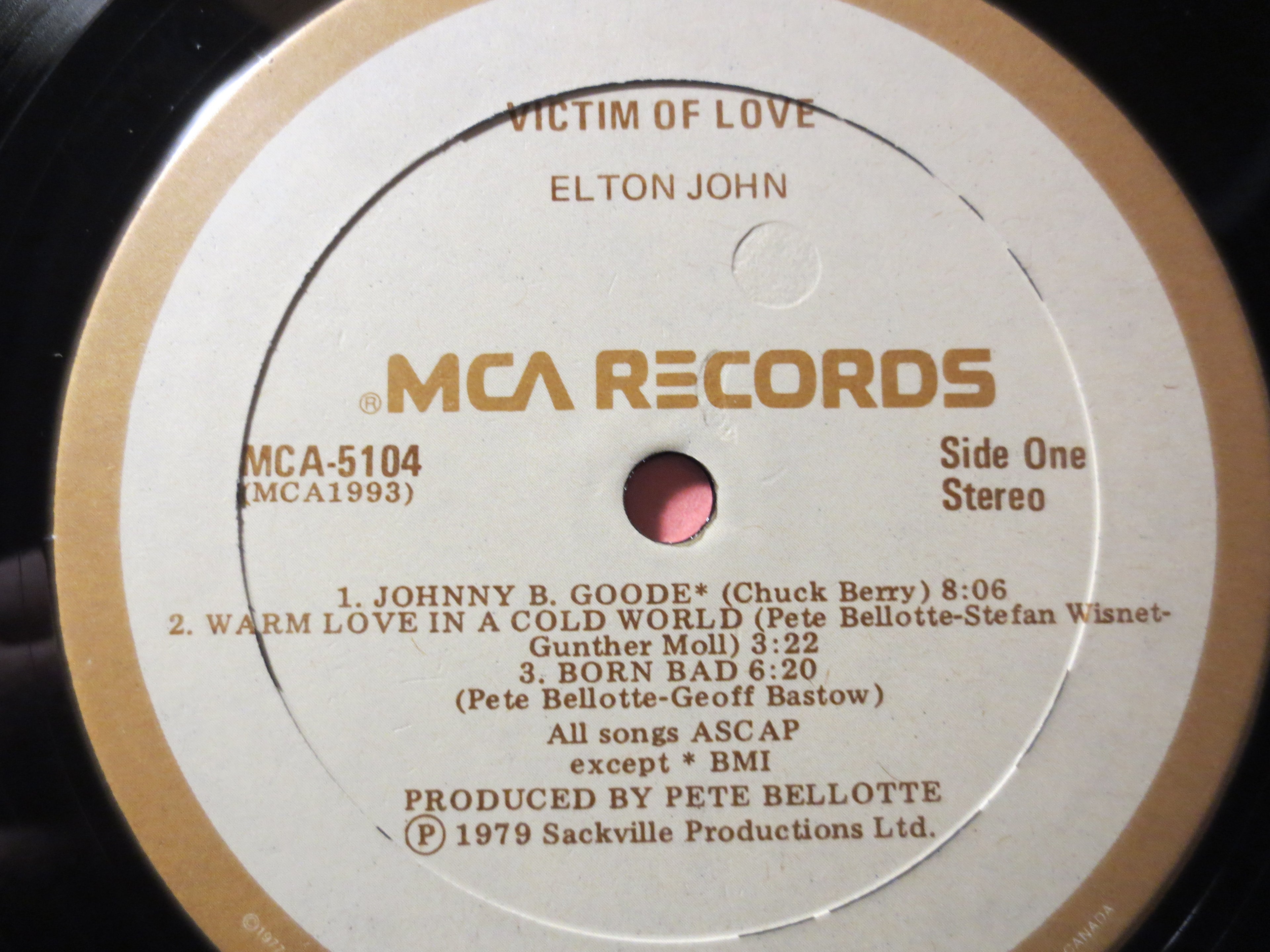 Elton John – Victim of Love (1979) Vinyl LP
