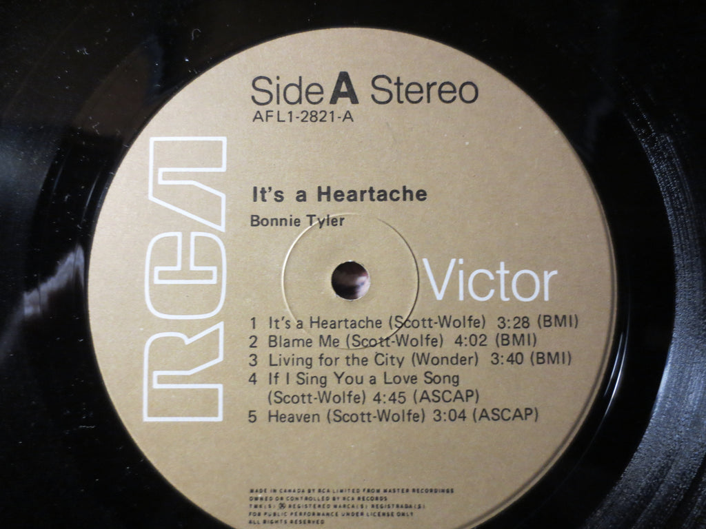 Bonnie Tyler – It's a Heartache (1978) Vinyl LP