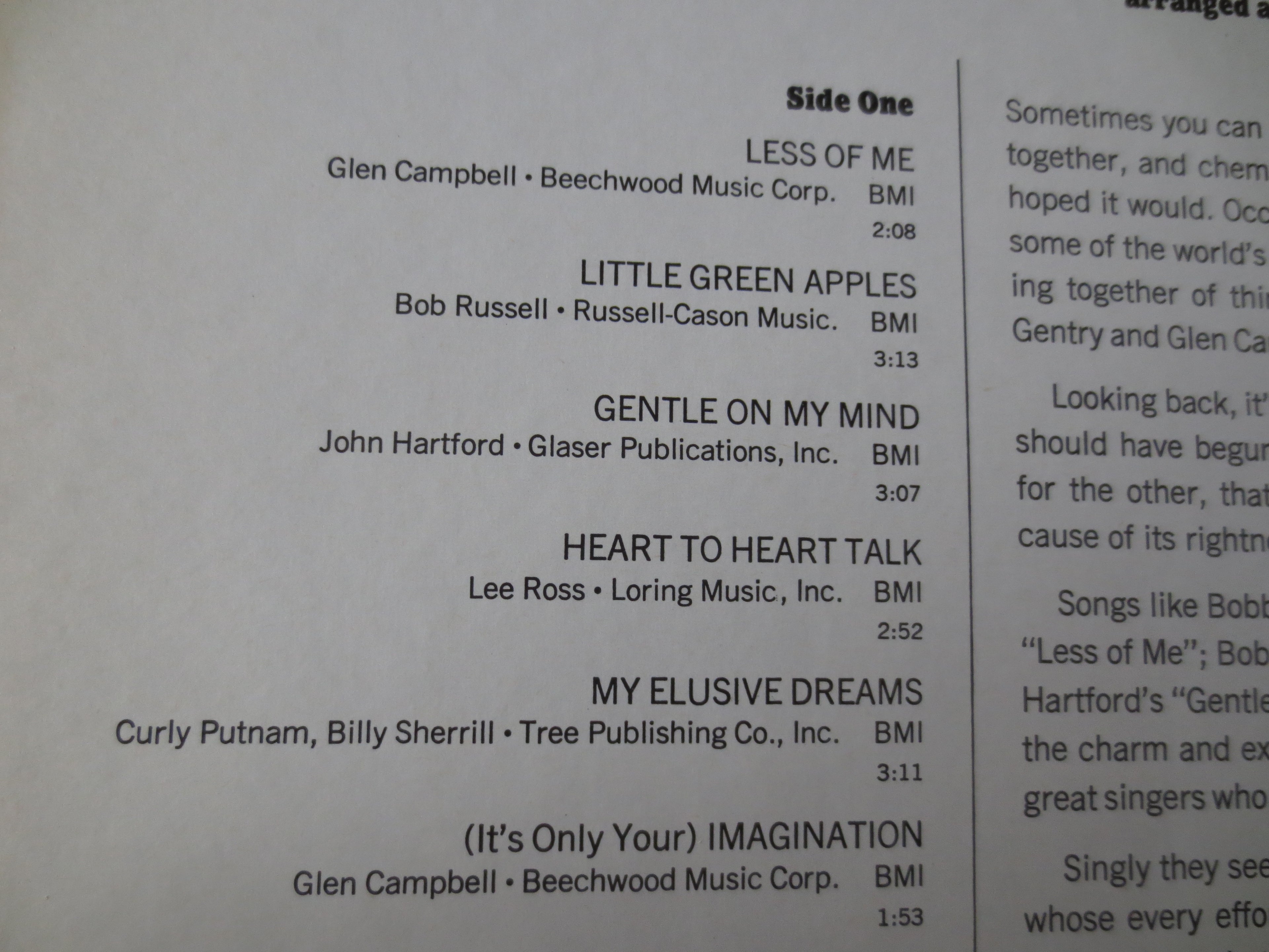 Bobbie Gentry & Glen Campbell – Bobbie Gentry & Glen Campbell (1968) [Vinyl LP]