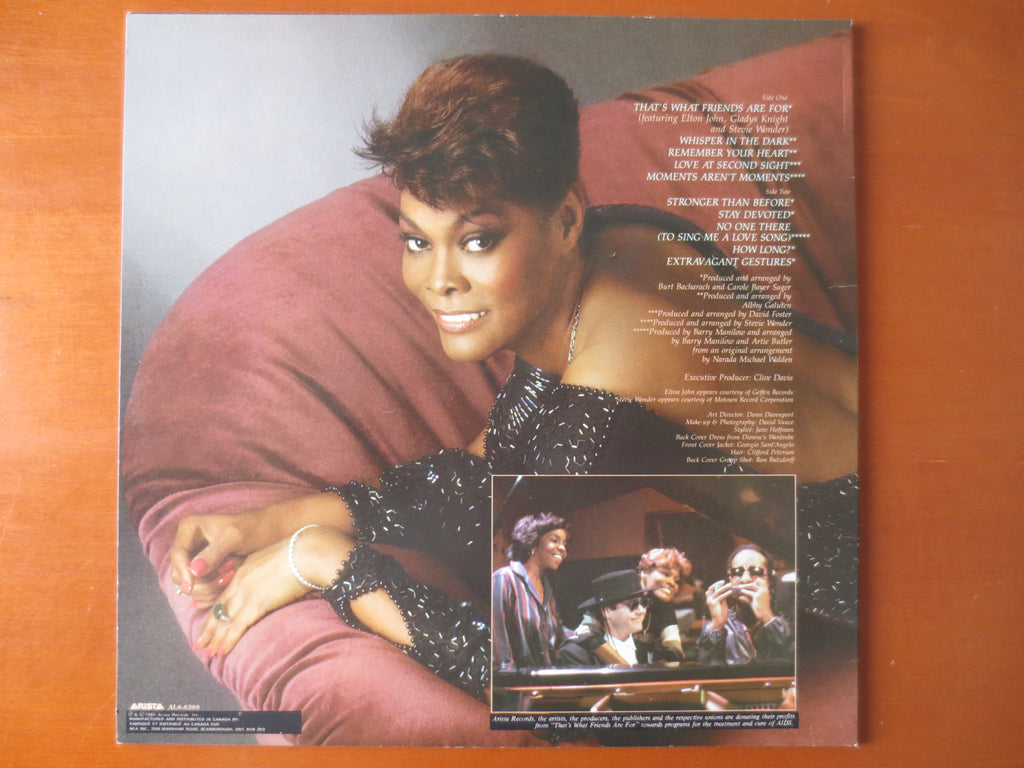 Dionne Warwick – Friends (1985) Vinyl LP 002