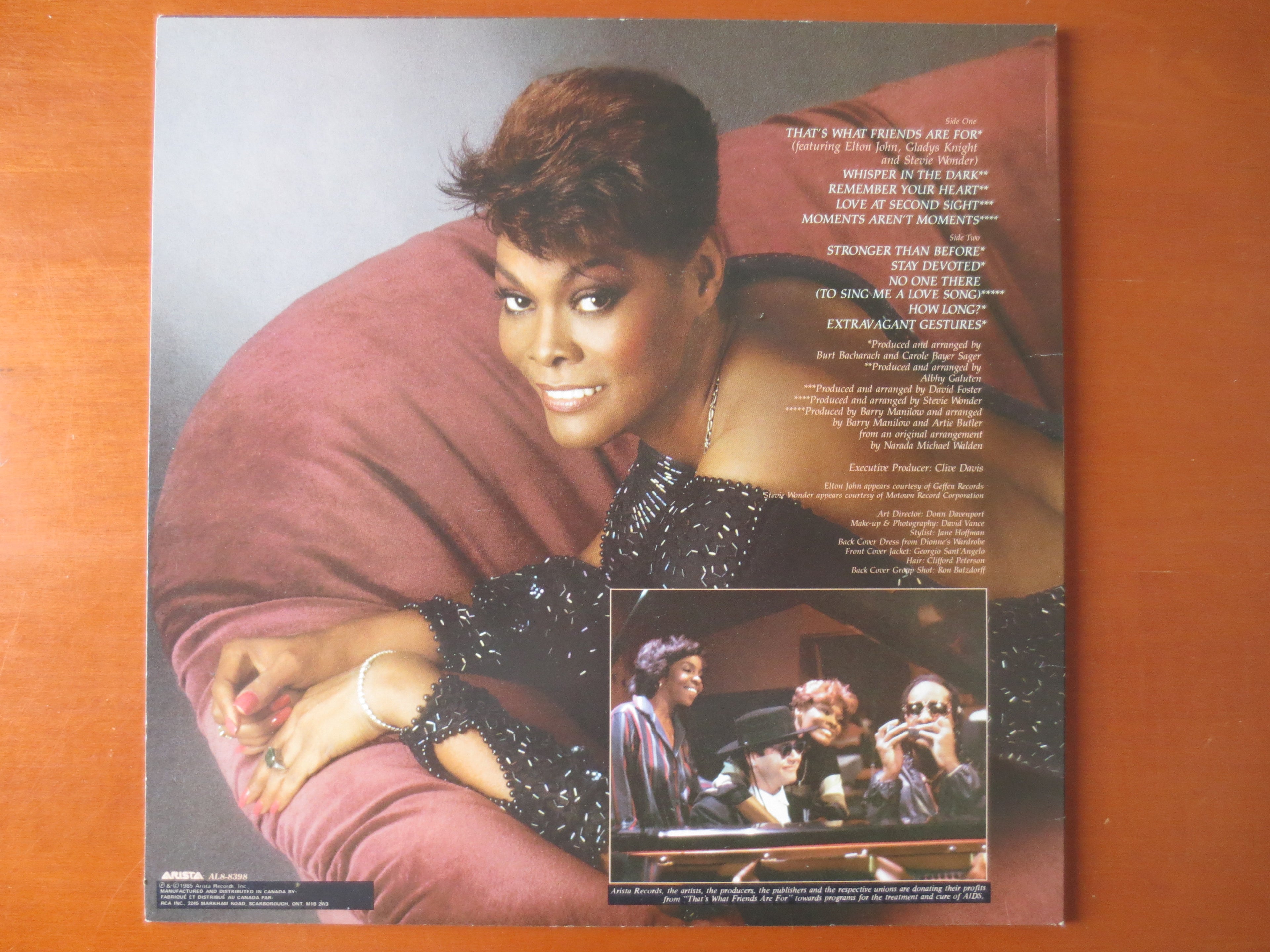 Dionne Warwick – Friends (1985) Vinyl LP 002