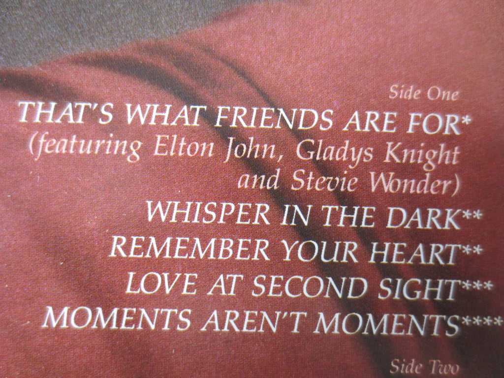 Dionne Warwick – Friends (1985) Vinyl LP 002