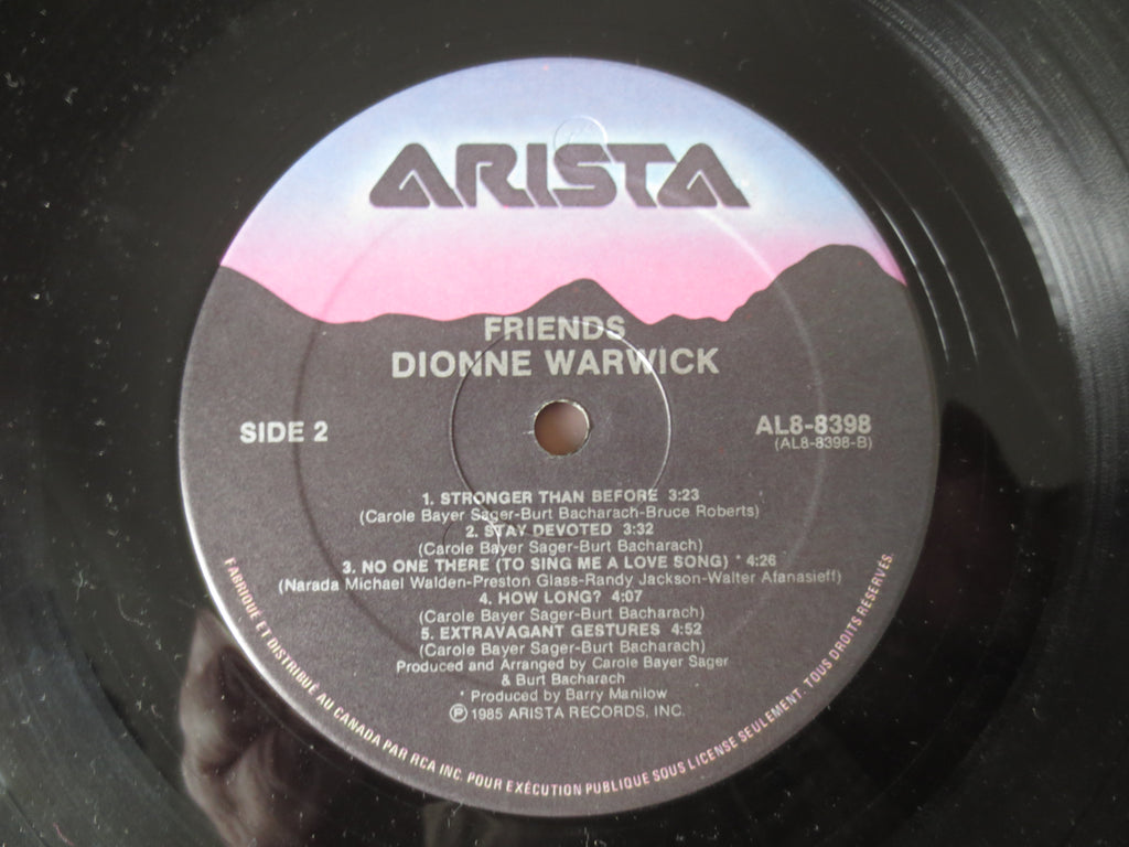Dionne Warwick – Friends (1985) Vinyl LP 002