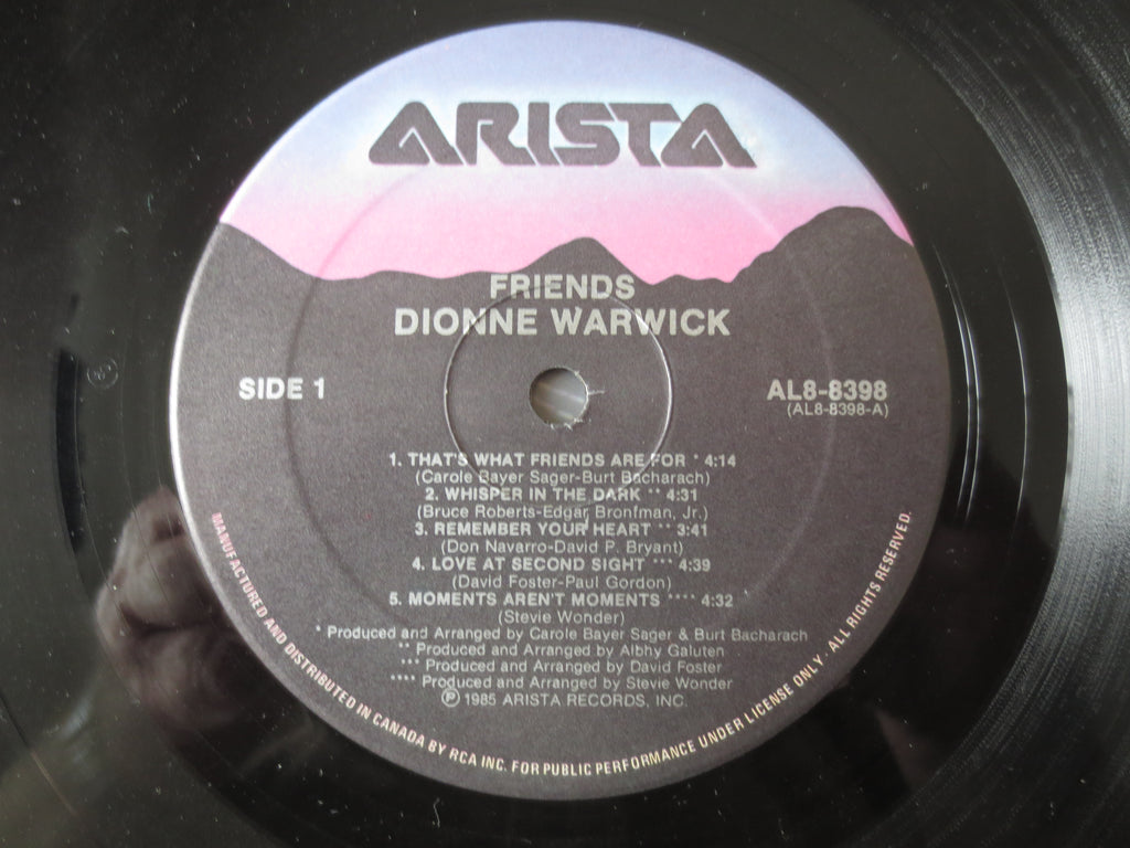 Dionne Warwick – Friends (1985) Vinyl LP 002