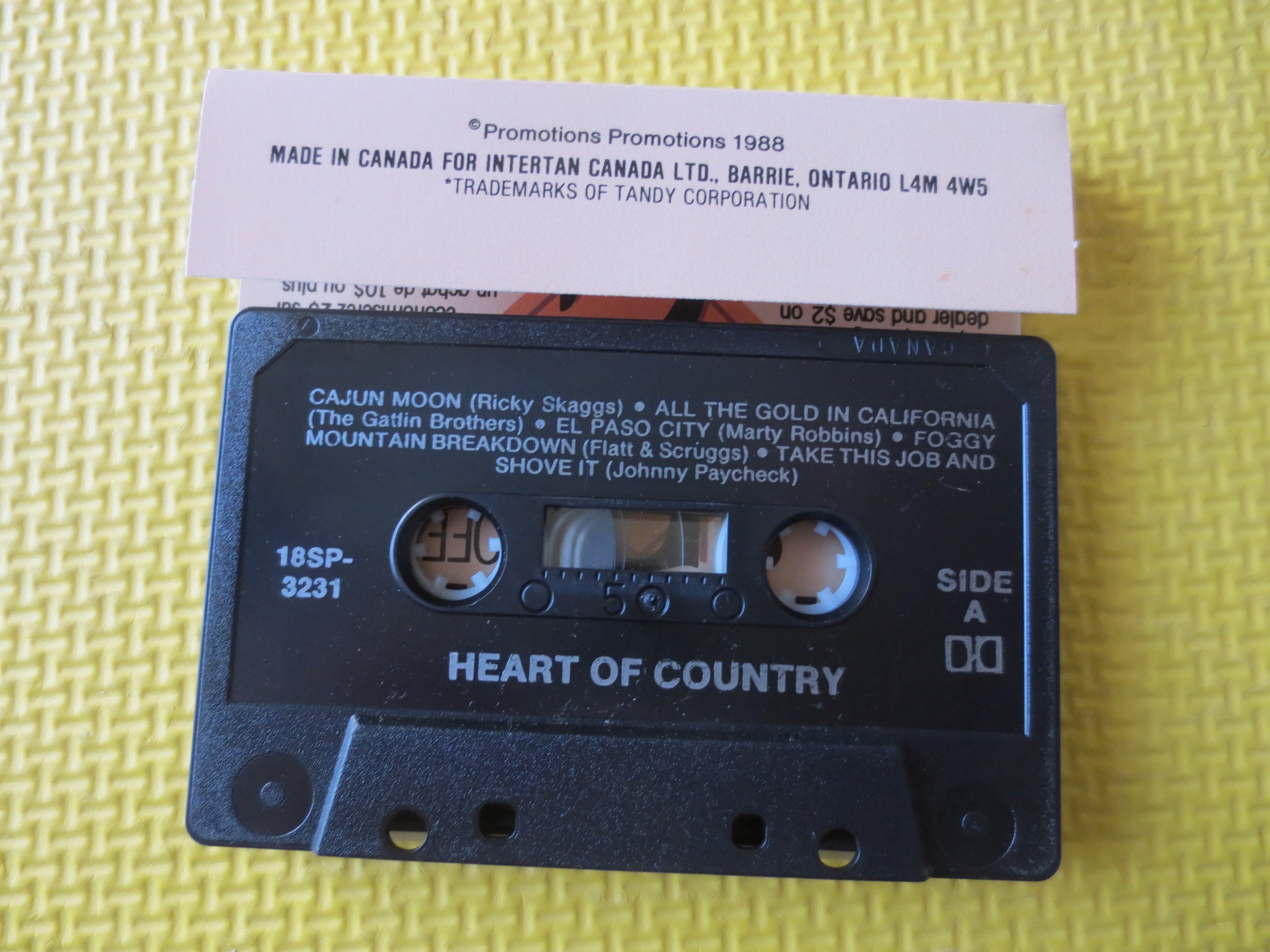 Heart of the Country (1988) Cassette