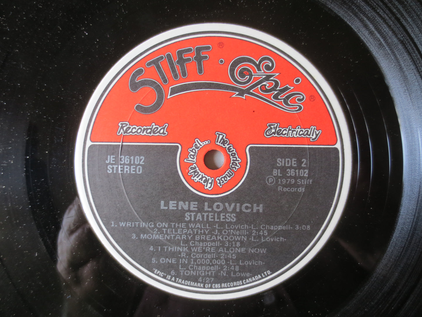 LENE LOVICH, STATELESS, Lene Lovich Records, Lene Lovich Albums, Record Vinyl, Vinyl Record, lps, Rock Record, 1979 Records
