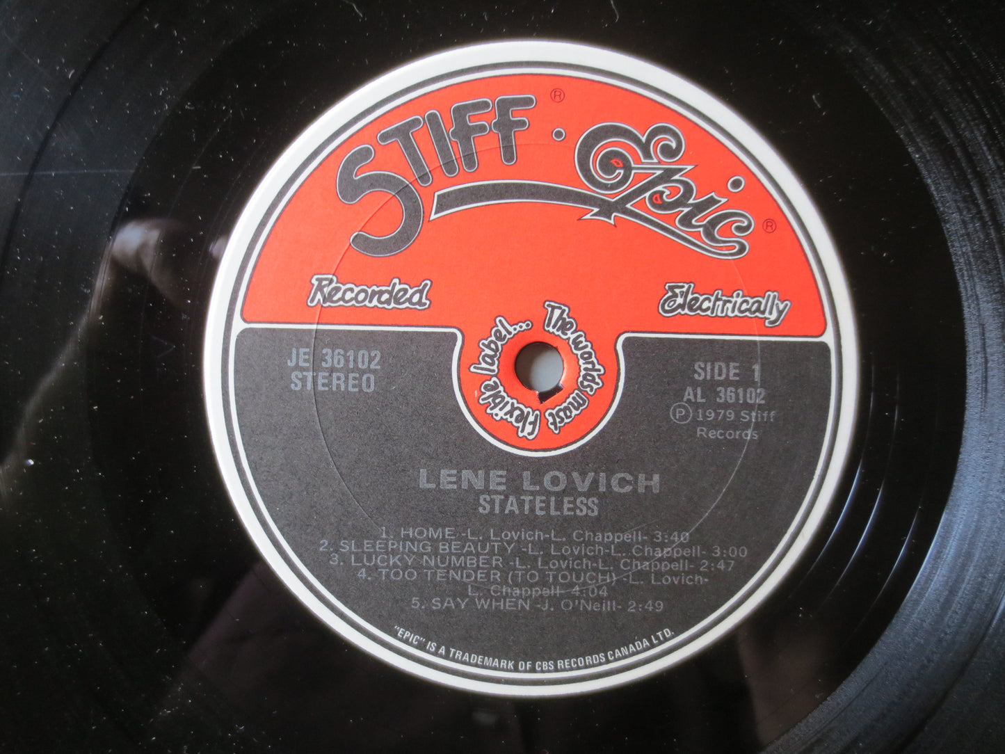 LENE LOVICH, STATELESS, Lene Lovich Records, Lene Lovich Albums, Record Vinyl, Vinyl Record, lps, Rock Record, 1979 Records