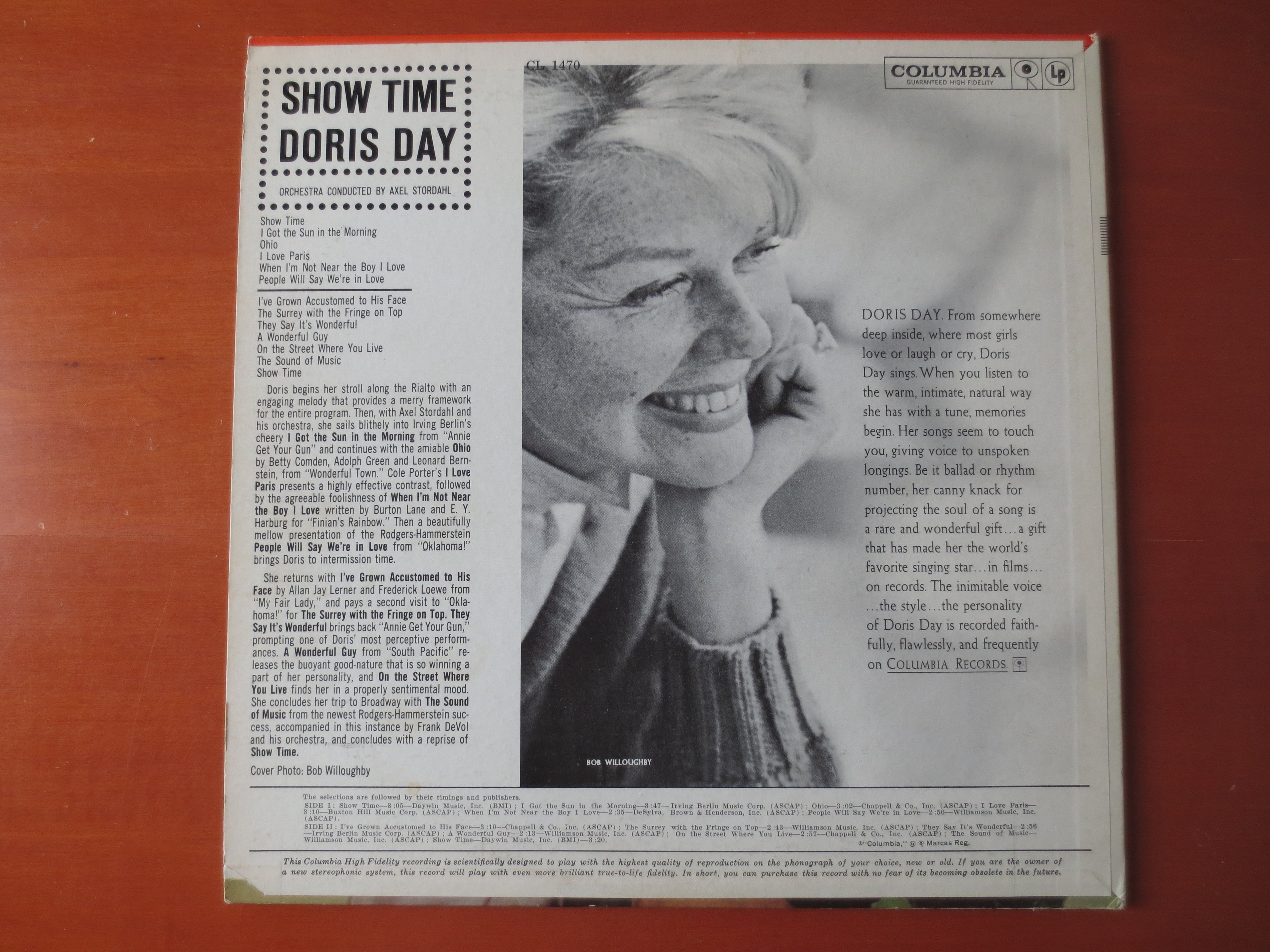 Doris Day – Show Time (1960) Vinyl LP