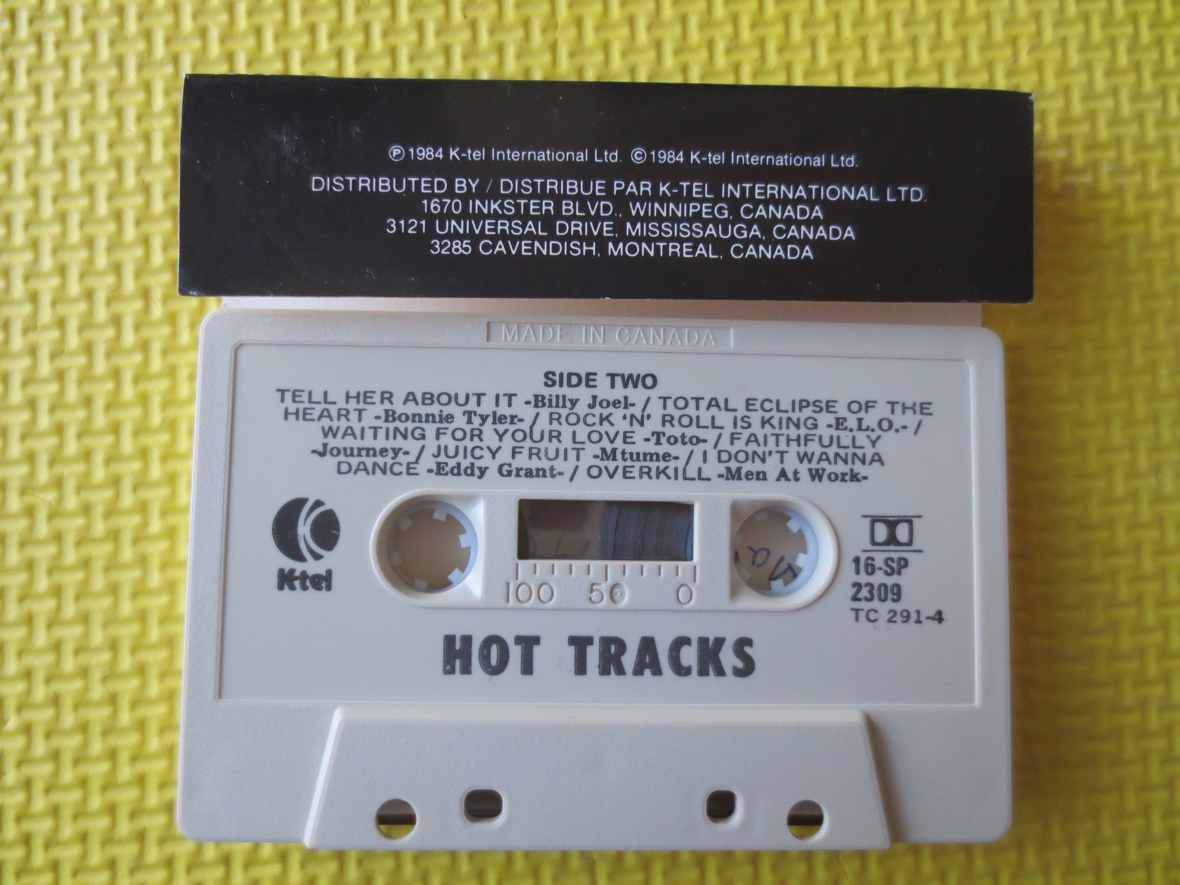 Hot Tracks – Rock and Roll (1984) Cassette