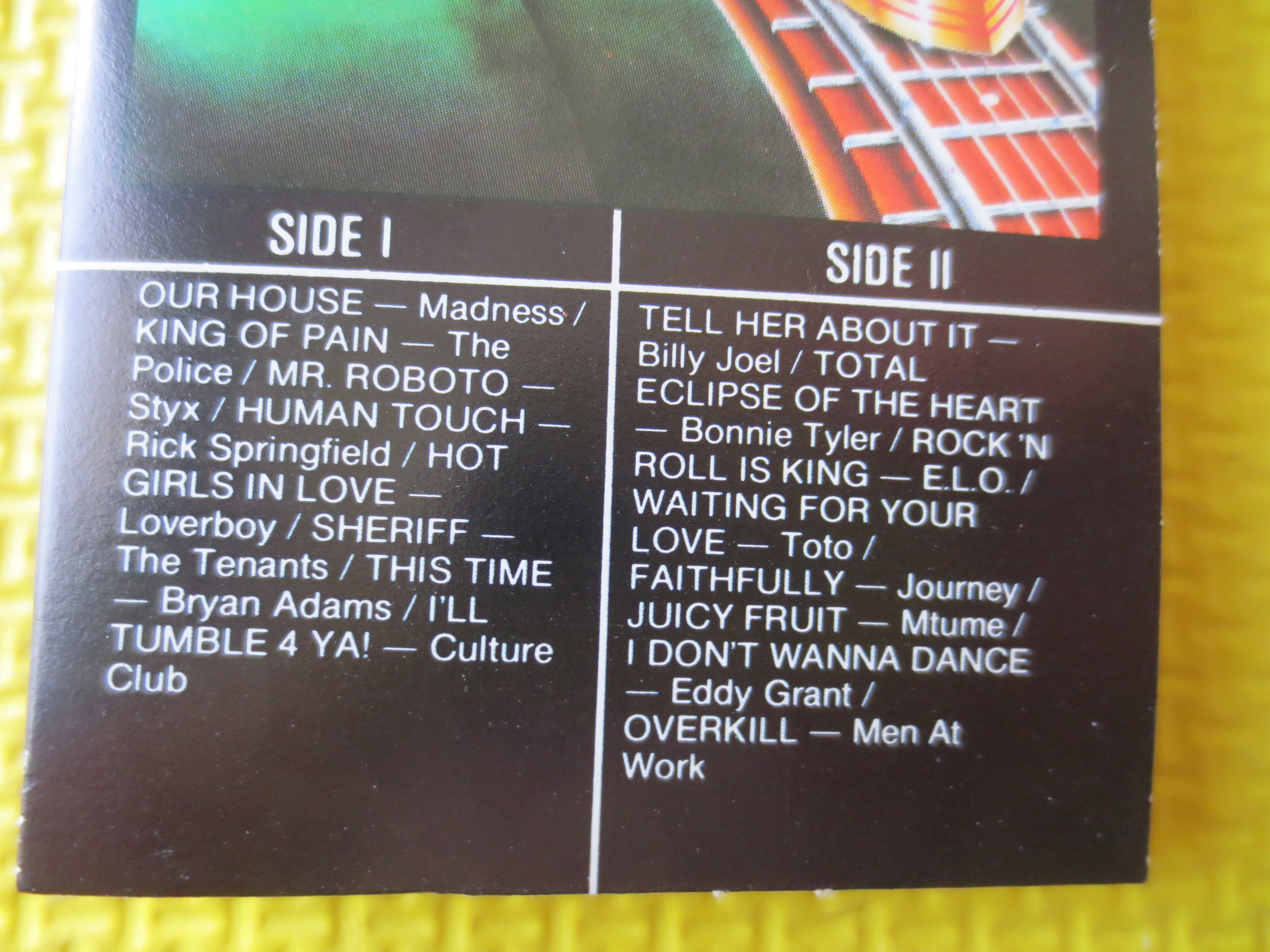 Hot Tracks – Rock and Roll (1984) Cassette