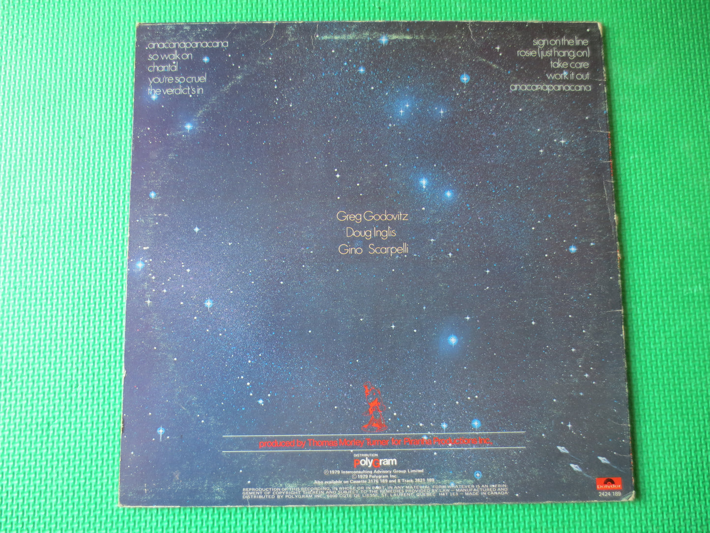GODDO, An ACT of GODDO, Rock Records, Goddo Albums, Goddo lps, Vintage Vinyl, Vinyl Record, Vinyl, Rock lps, 1979 Records